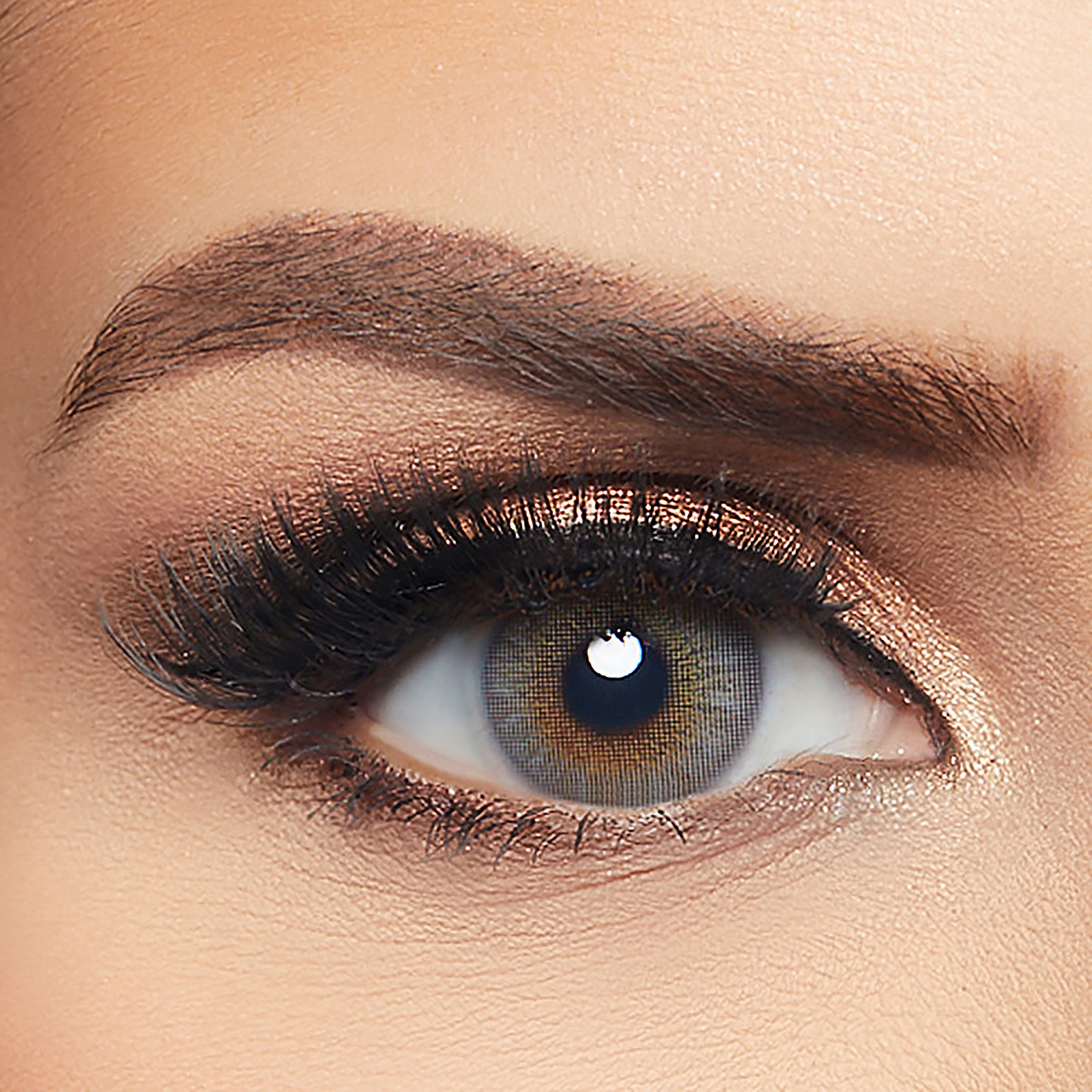 عبوة من 2 عدسات من ليالا مع رمادي ذهبي-beautyandpersonalcare-makeup-eyes-colorcontactlenses-image-1
