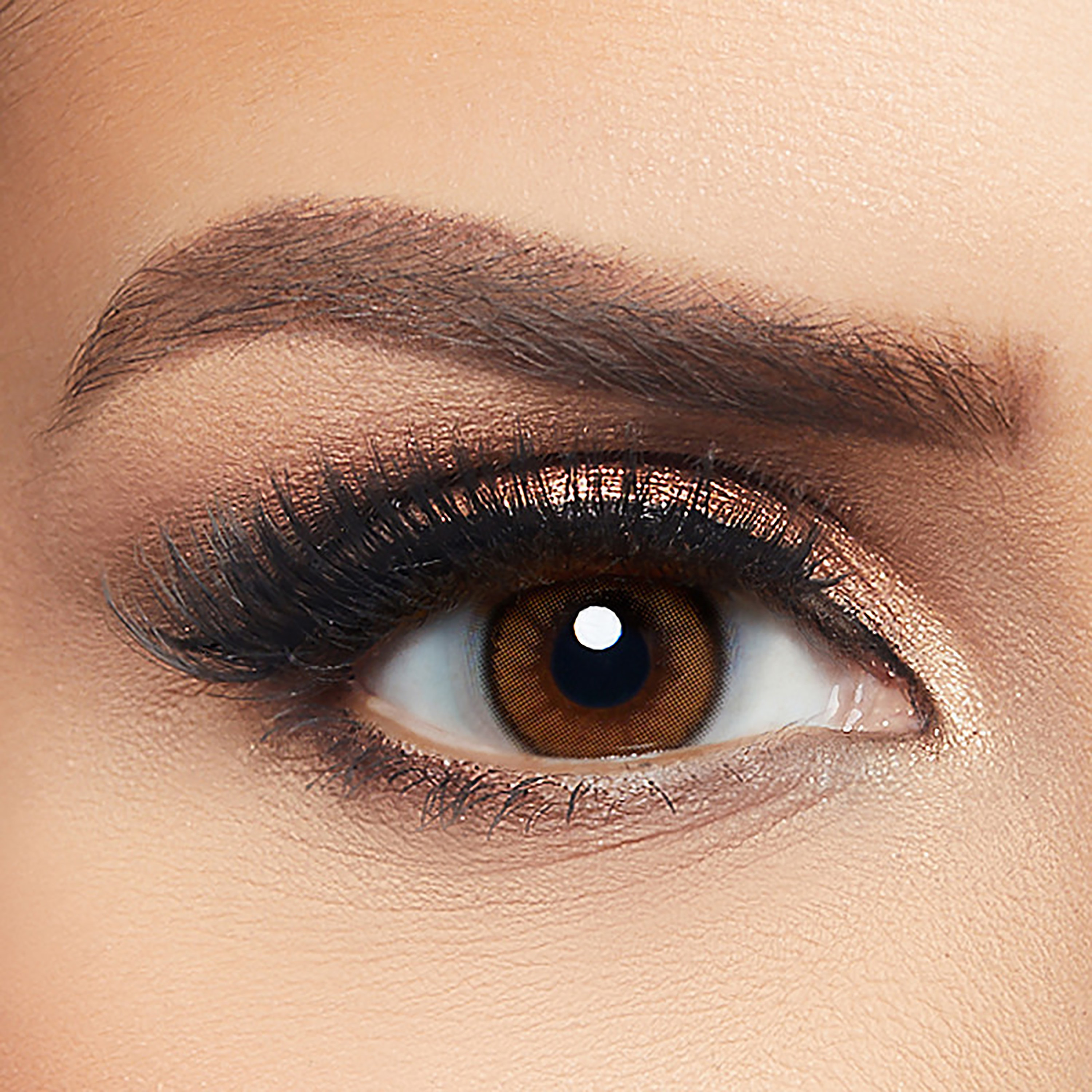 عبوة من 2 عدسات من ليالا مع سنكس بني-beautyandpersonalcare-makeup-eyes-colorcontactlenses-image-1