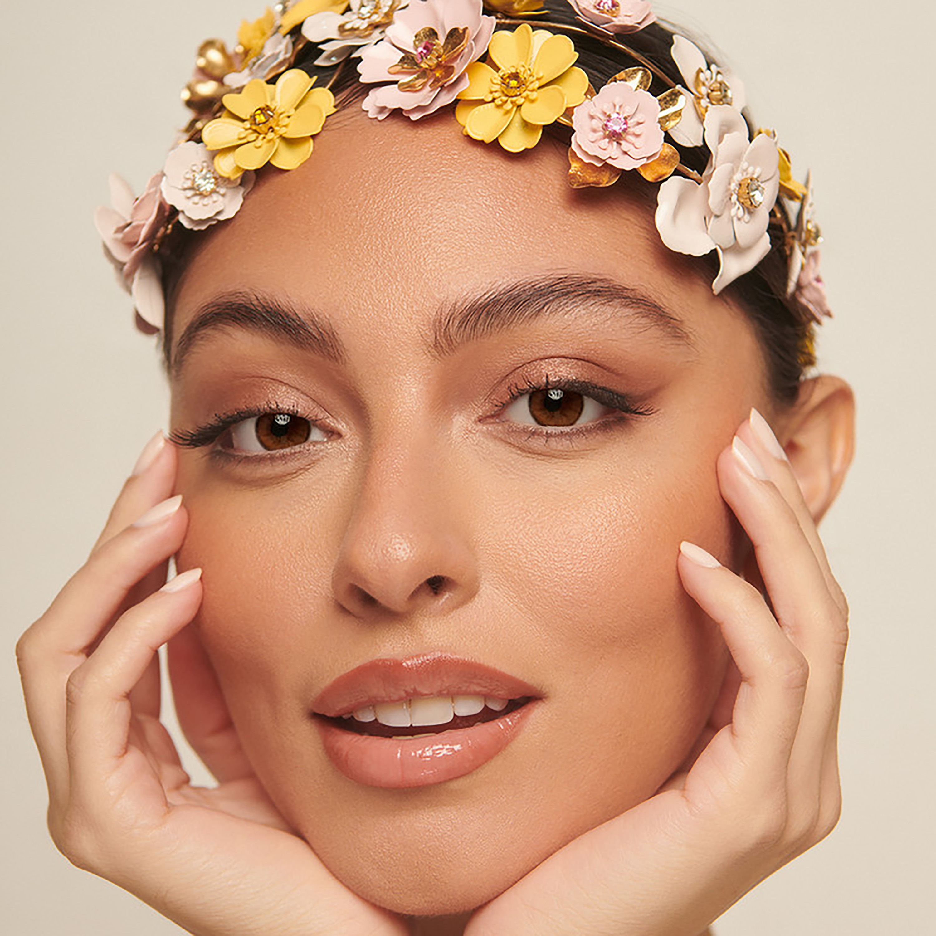 عبوة من 2 عدسات من ليالا مع سنكس بني-beautyandpersonalcare-makeup-eyes-colorcontactlenses-image-2