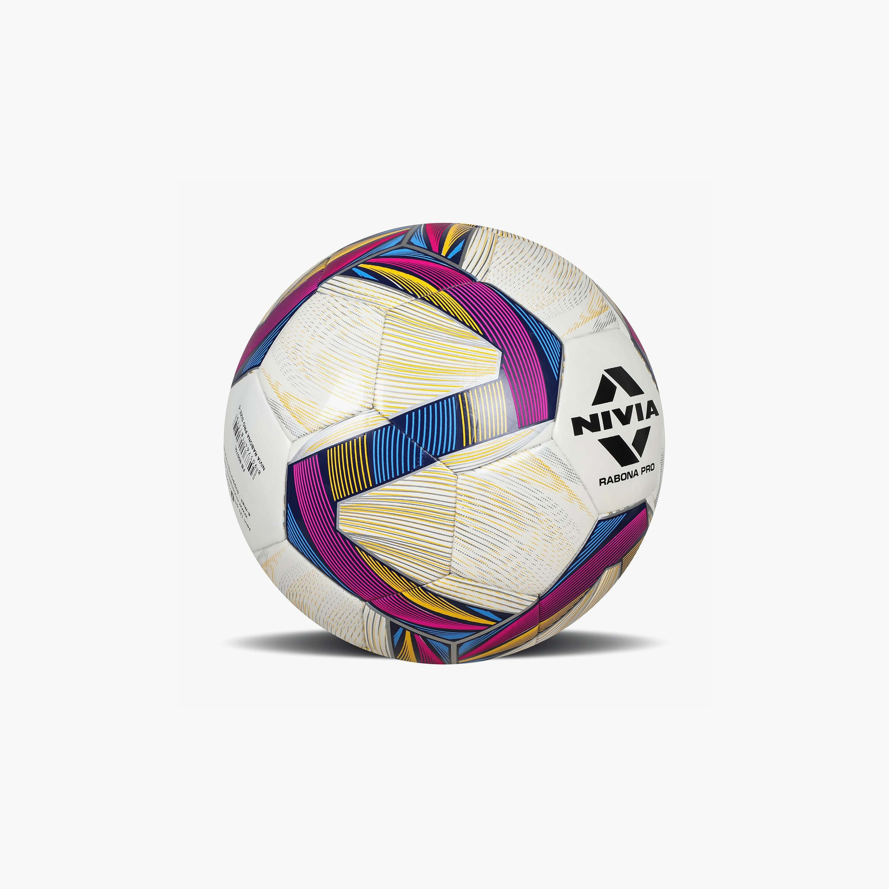 Nivia Football, Size-5, Rabona Pro White,-toys-outdoor-activity-image-2