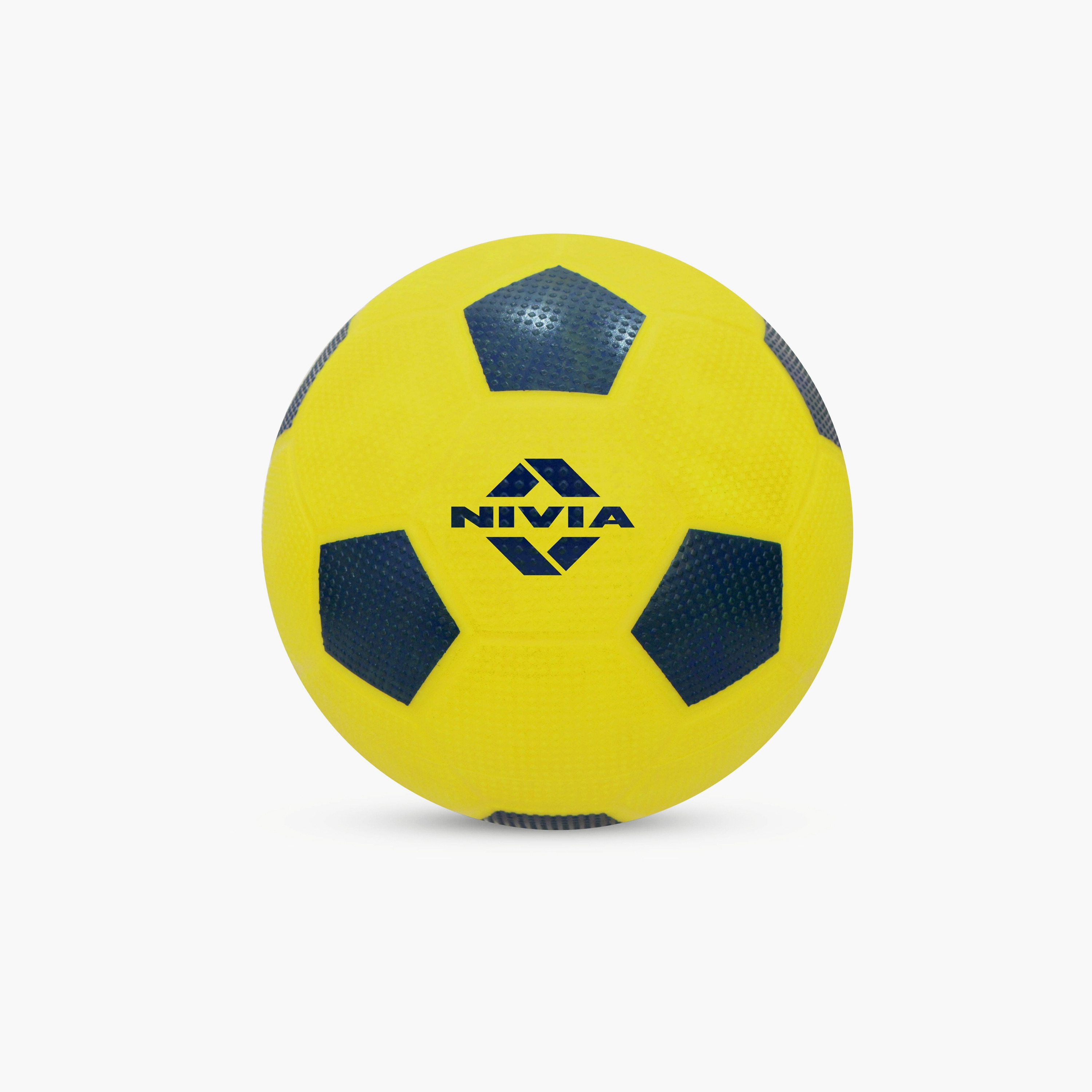 Nivia Home Play Mini Football Kids - Yellow/Blue-toys-outdoor-activity-image-1