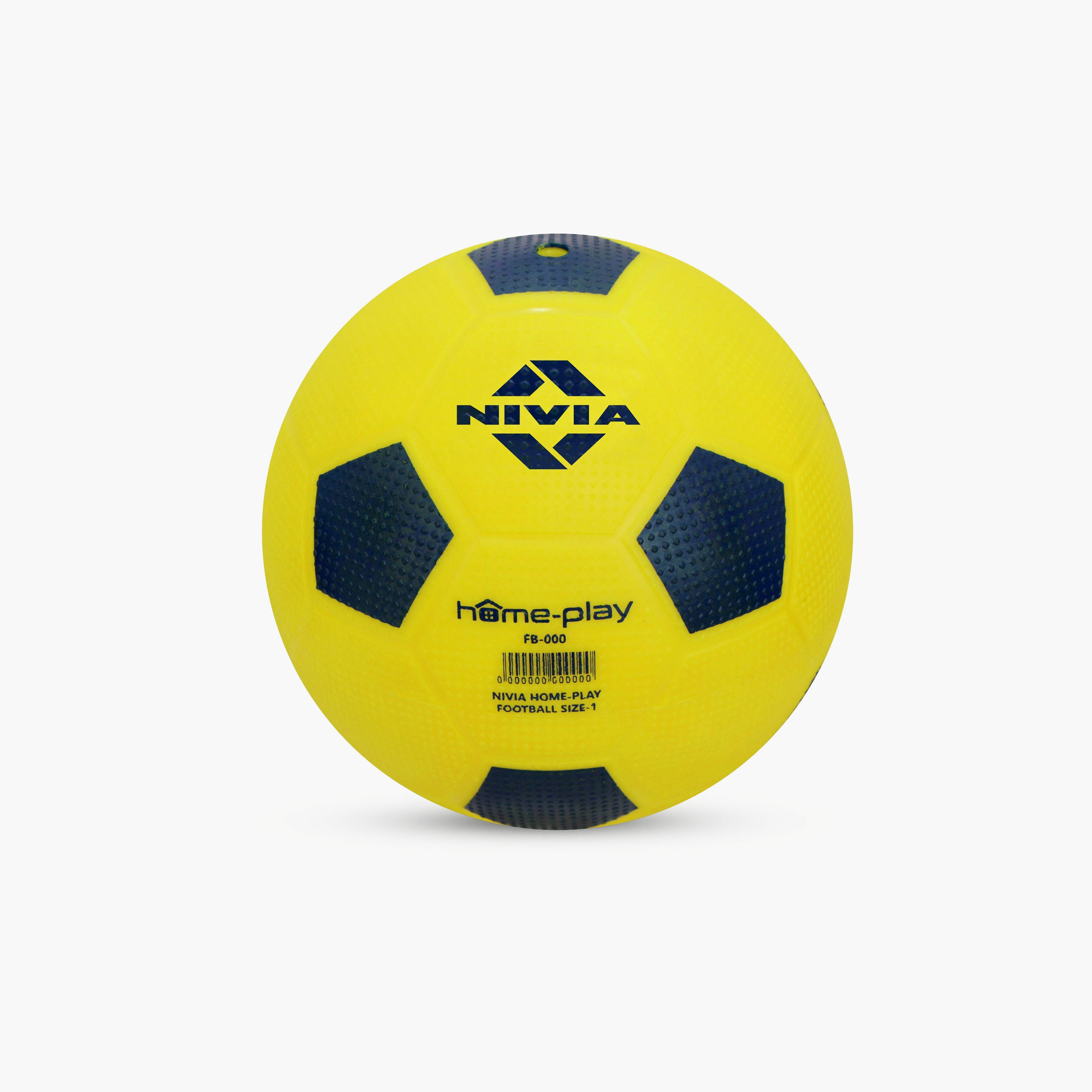 Nivia Home Play Mini Football Kids - Yellow/Blue-toys-outdoor-activity-image-3
