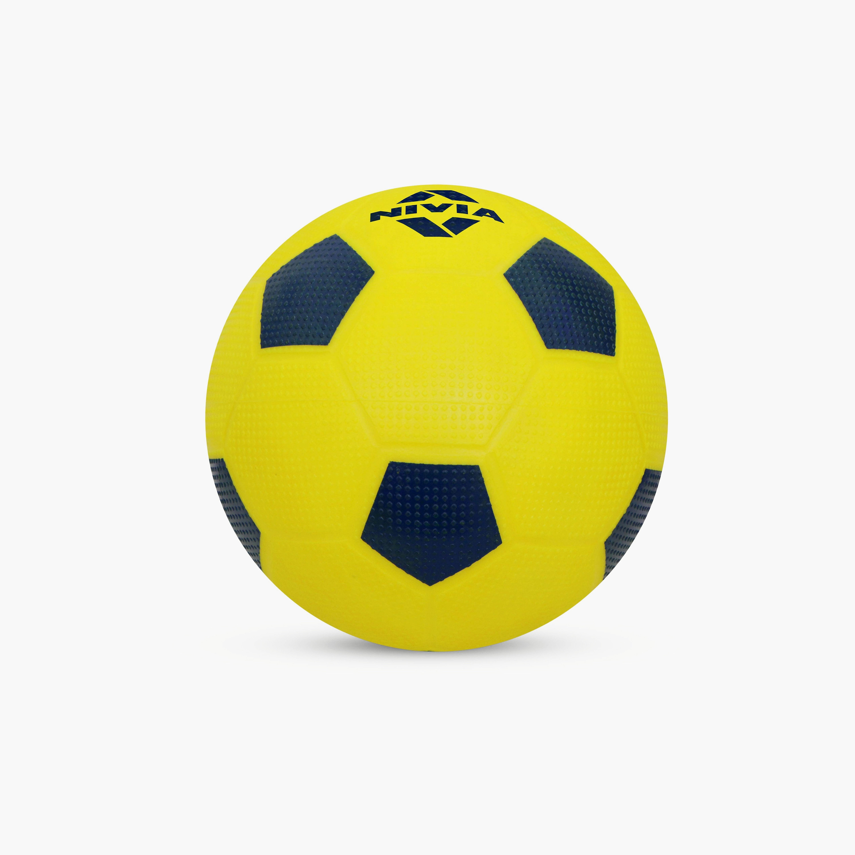 Nivia Home Play Mini Football Kids - Yellow/Blue-toys-outdoor-activity-image-4