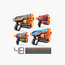 X-Shot 4-Piece Griefer and Flux Shooter Playset-toys-outdoor-gunsandfoamblasters-image-1