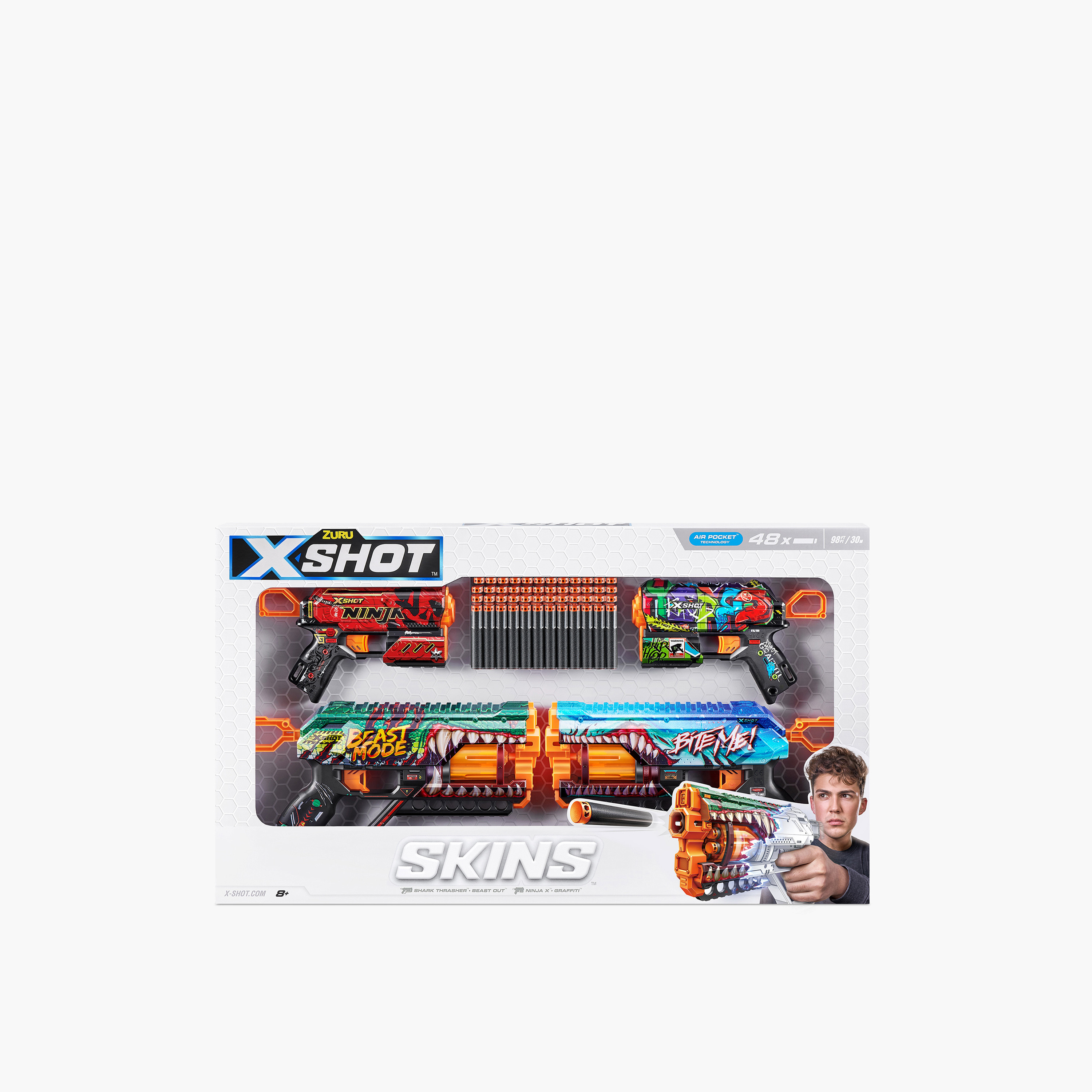 X-Shot 4-Piece Griefer and Flux Shooter Playset-toys-outdoor-gunsandfoamblasters-image-4