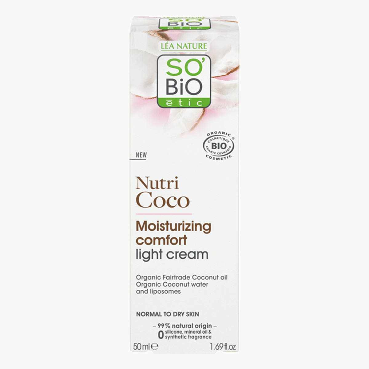 SO BIO Nutri Coco Moisturising Light Cream - 50 ml-beautyandpersonalcare-skin-moisturisers-facemoisturisers-image-1