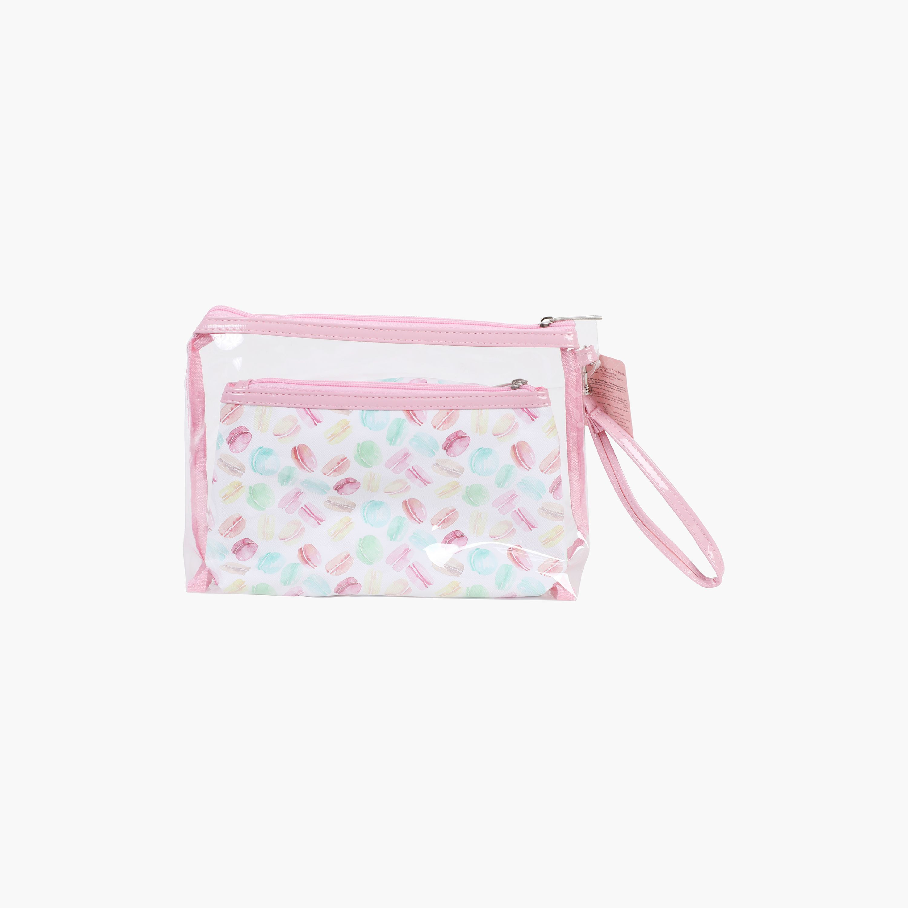 GLOO 3-Piece Macaron Print Cosmetics Pouch Set-beautyandpersonalcare-makeup-brushesandaccessories-makeuppouches-image-4