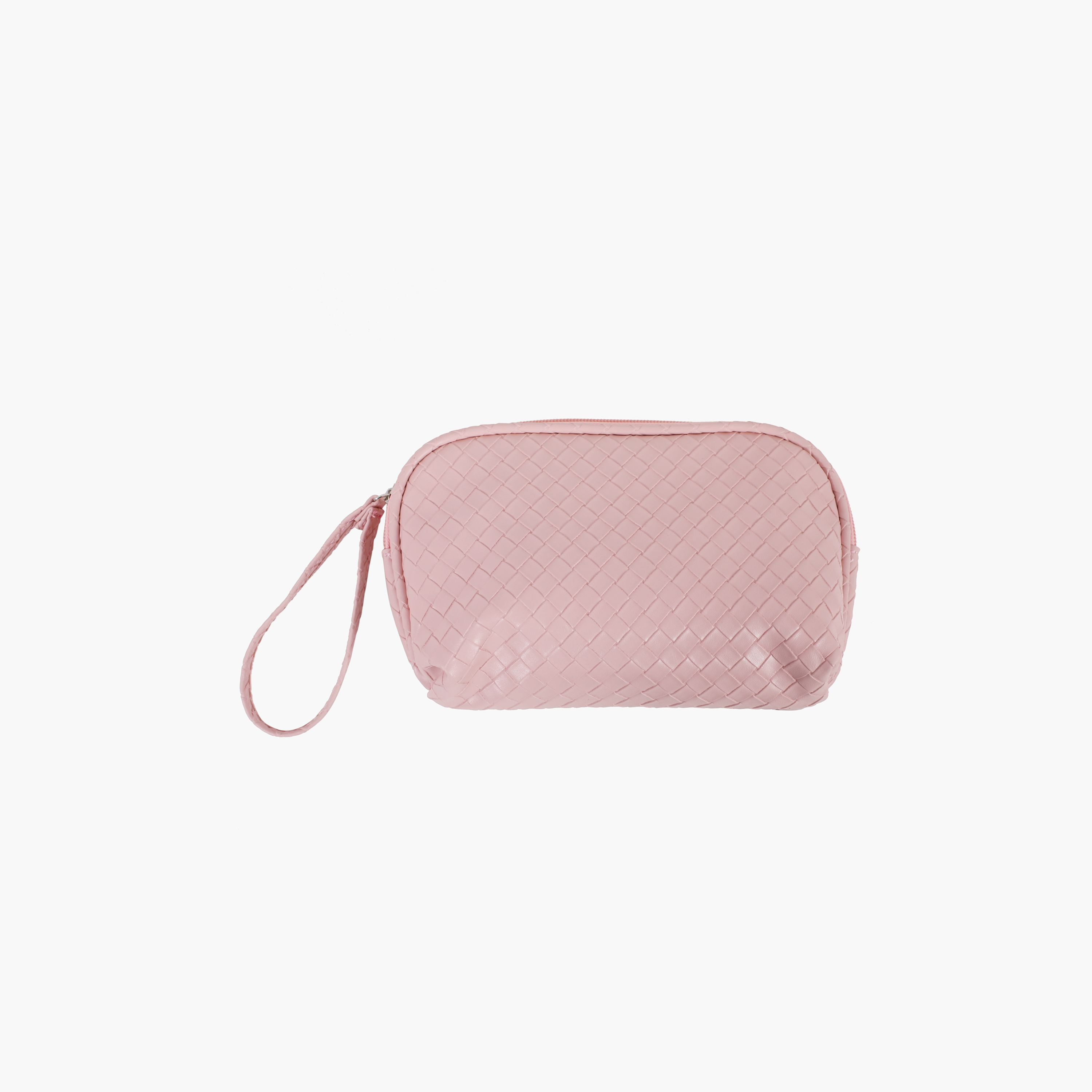 GLOO Weave Textured Cosmetic Pouch with Zip Closure-beautyandpersonalcare-makeup-brushesandaccessories-makeuppouches-image-1
