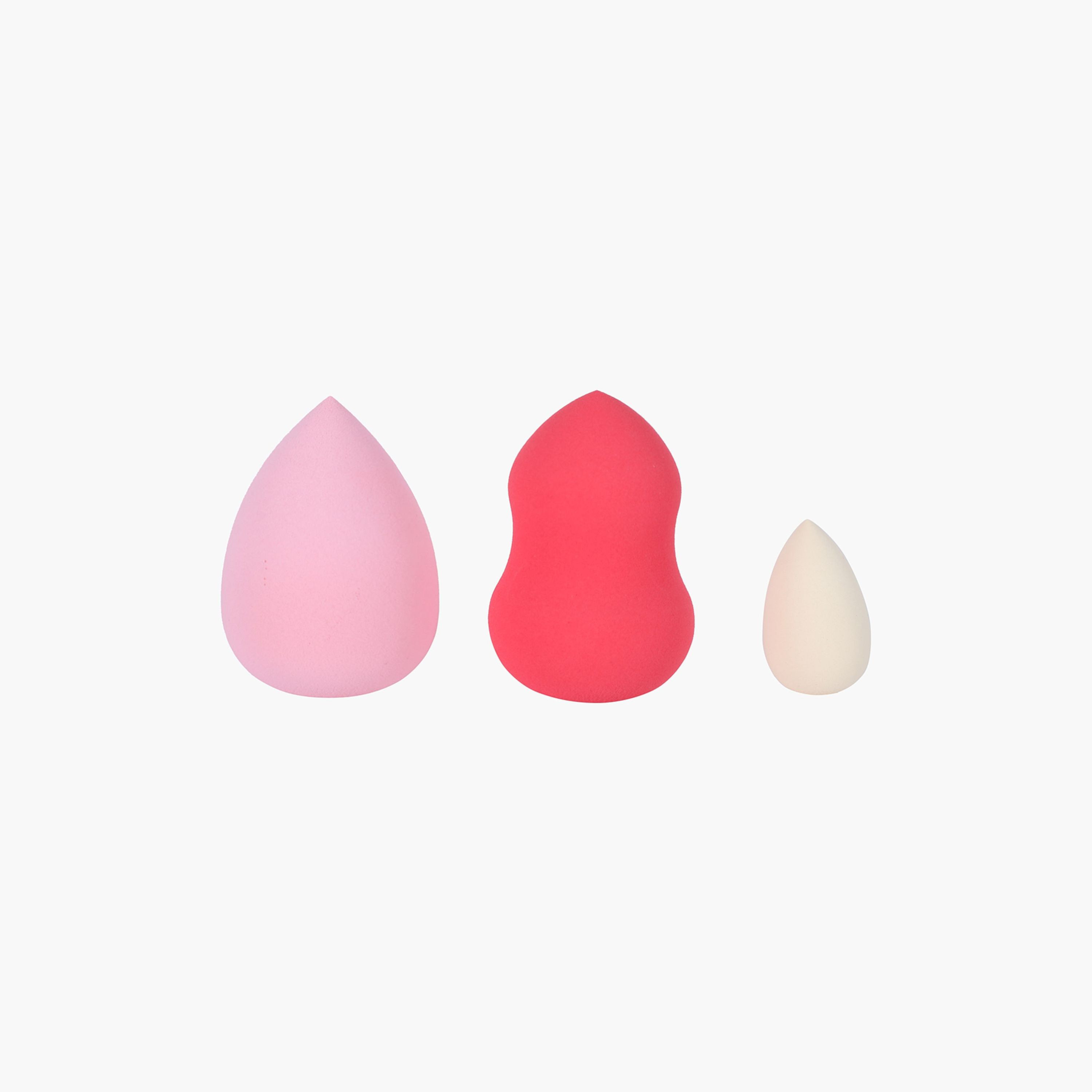 Buy GLOO 3-Piece Makeup Perfection Blending Sponge Pack Online 