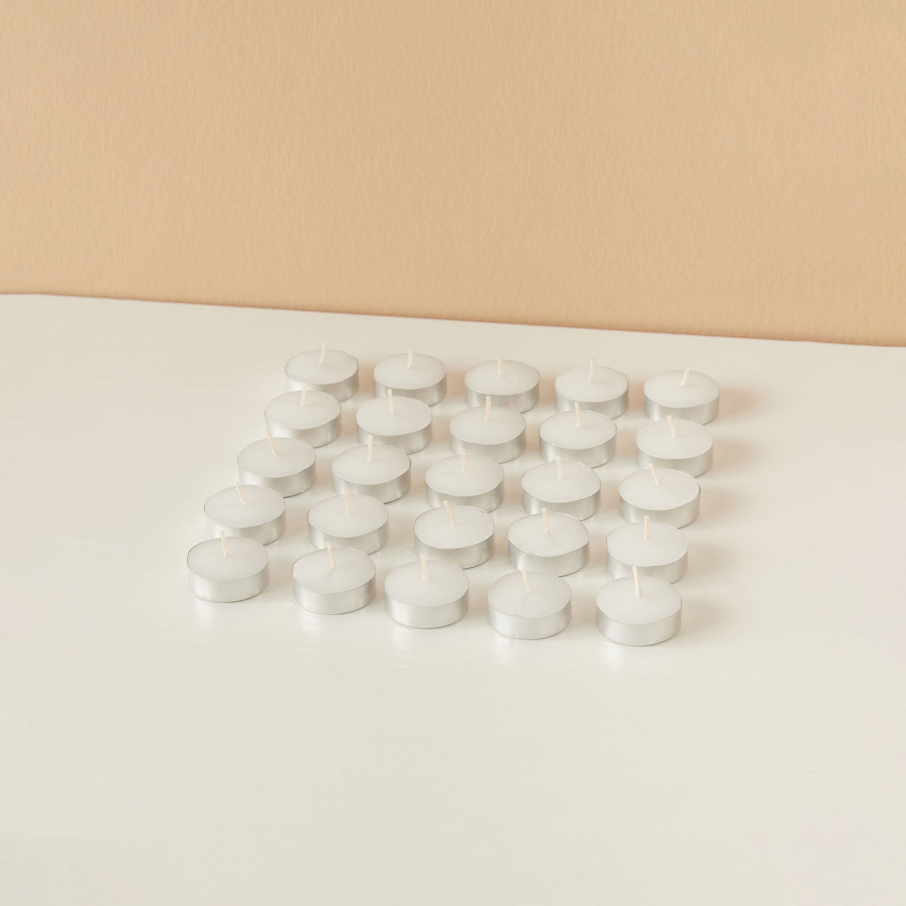 Essentials 50-Piece Unscented Tealight Candle Set-household-homefragrance-candles-image-2