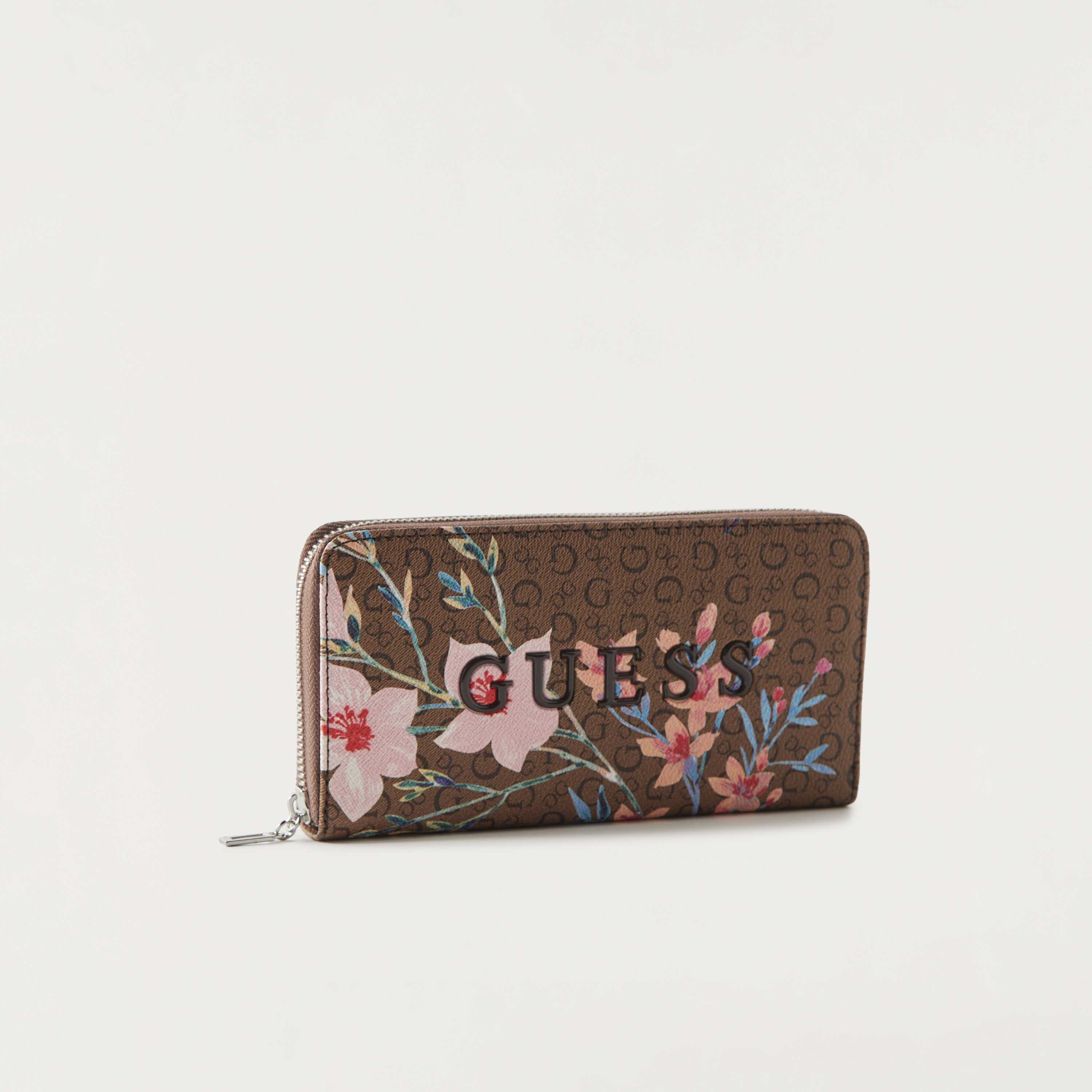 Guess Floral Print Zip Around Wallet-women-bagsandwallets-wallets-image-2