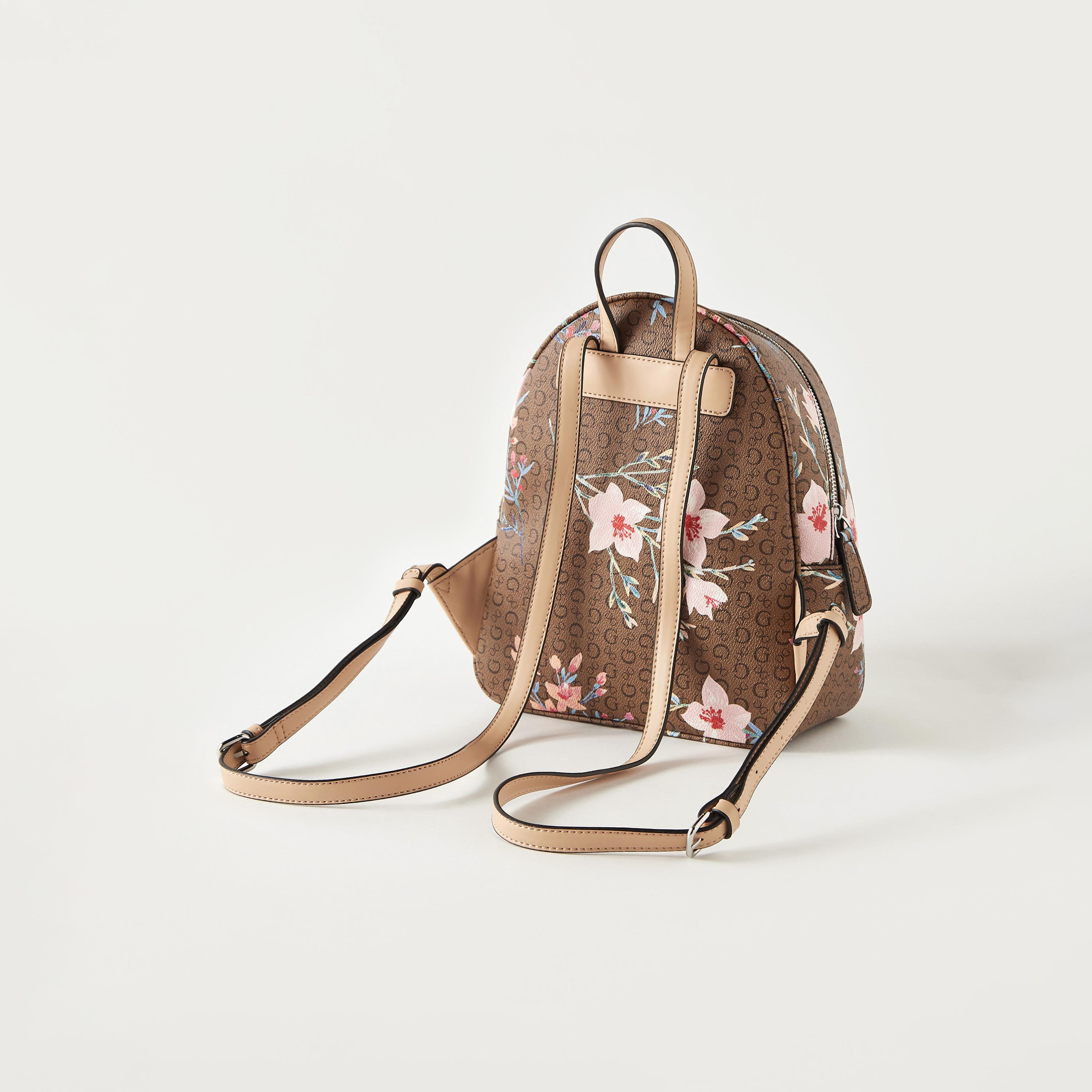 guess floral mini backpack Factory Women's Leonore Small Guess Mini Backpack - Guess