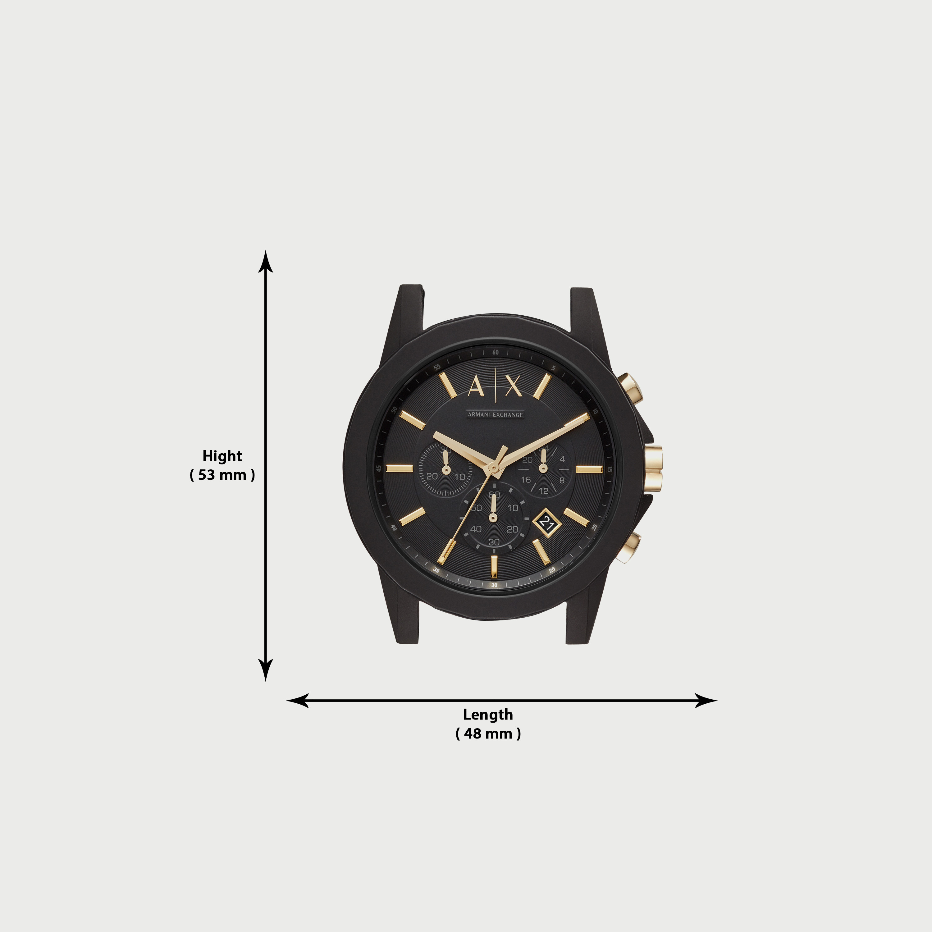 Armani Exchange Men's AX7105 Chronograph Quartz Black Watch :  Amazon.com.au: Clothing, Shoes & Accessories
