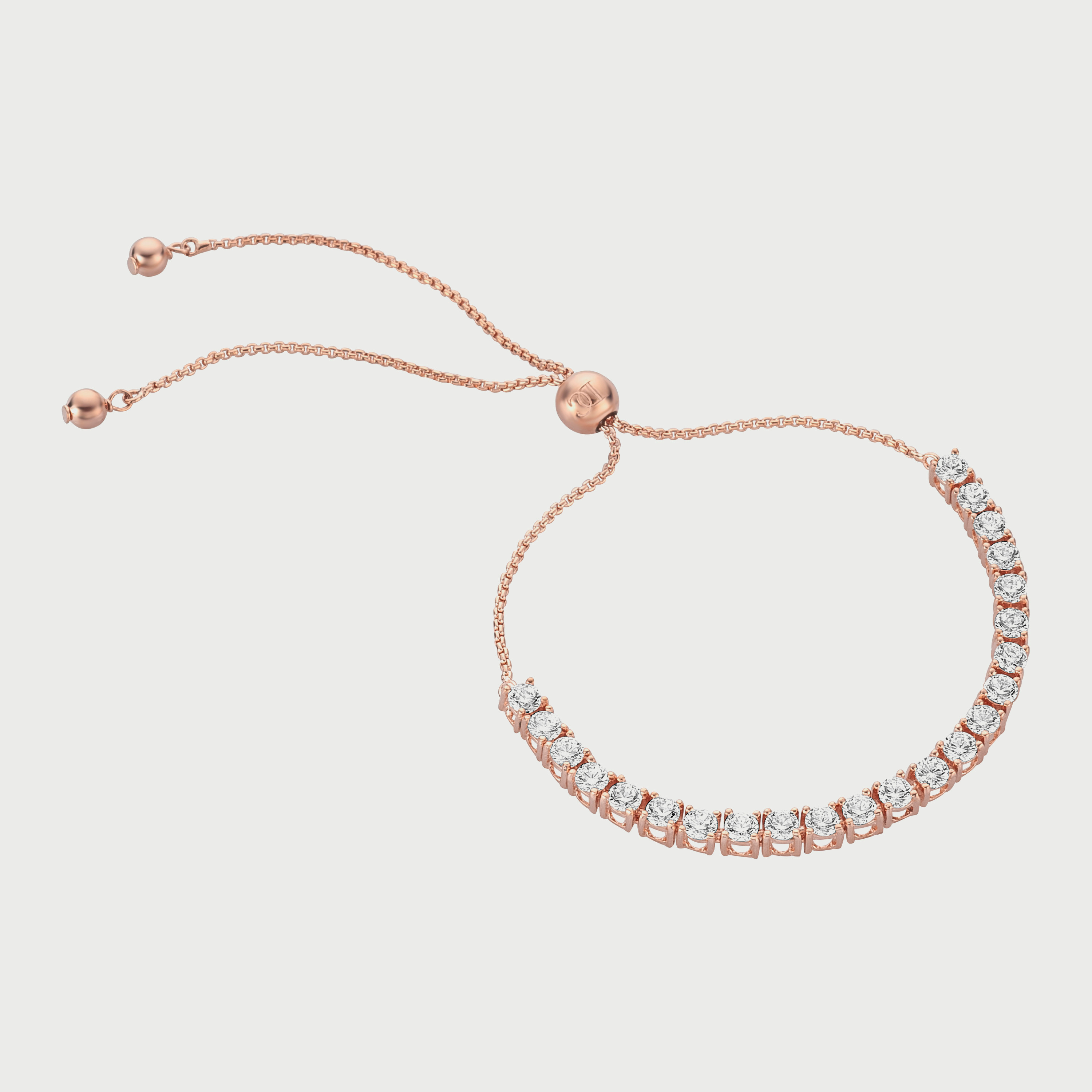 DICI Women's Rose Gold Brass Slider Bracelet DCFB00303300-women-watchesandjewellery-jewellery-banglesandbracelets-image-1