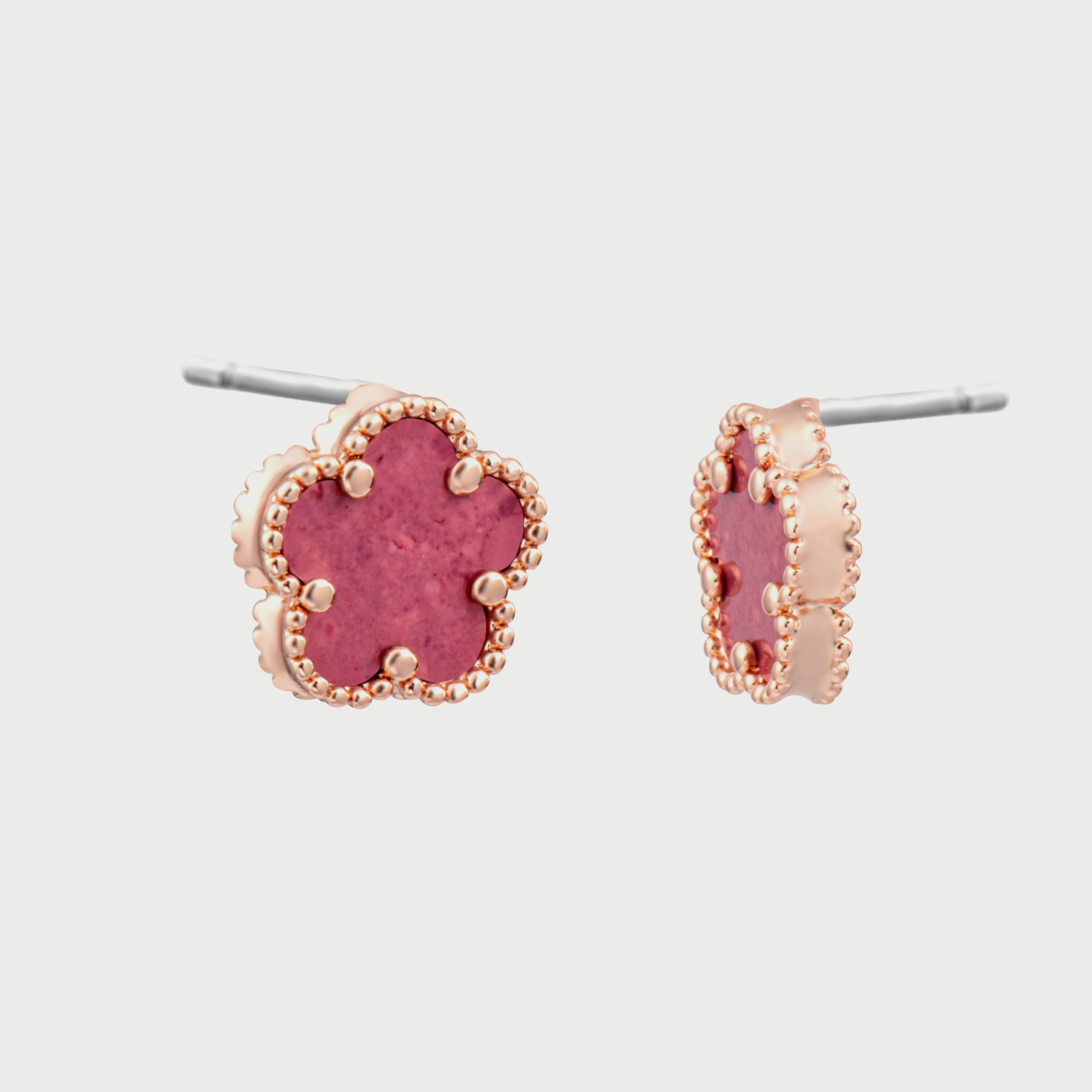 أقراط فلوريال الذهبية النحاسية وبنفسجية للنساء من دي اي سي اي  DCER01473300-women-watchesandjewellery-jewellery-earrings-image-1