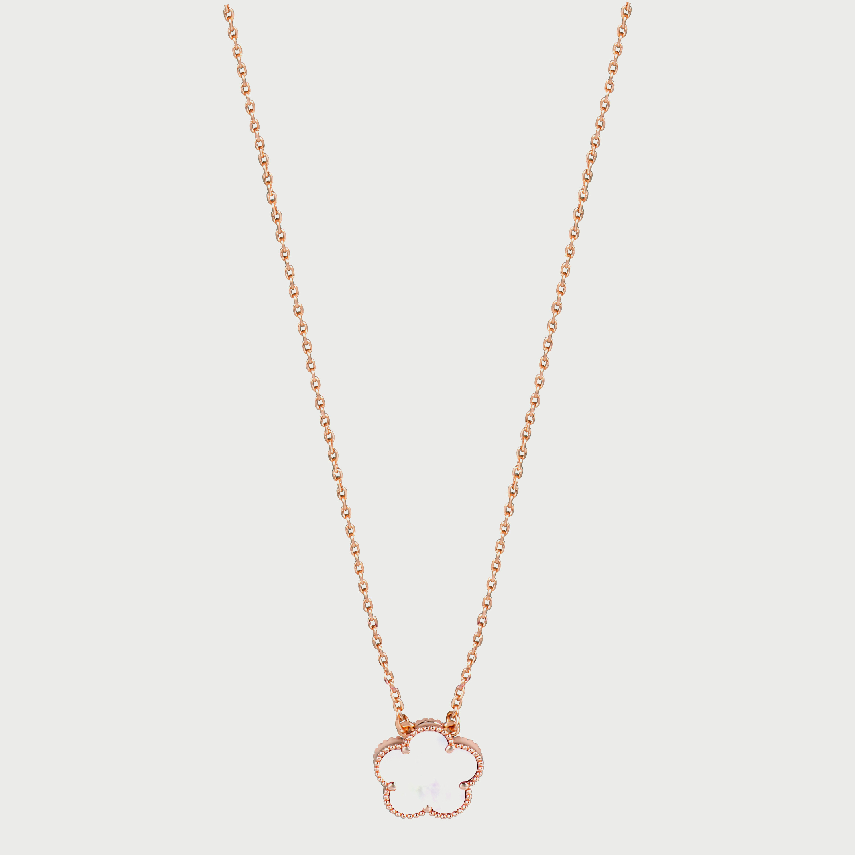 DICI Women's Rose Gold & White Brass Floreale Necklace DCNL01473600-women-watchesandjewellery-jewellery-necklacesandpendants-image-1