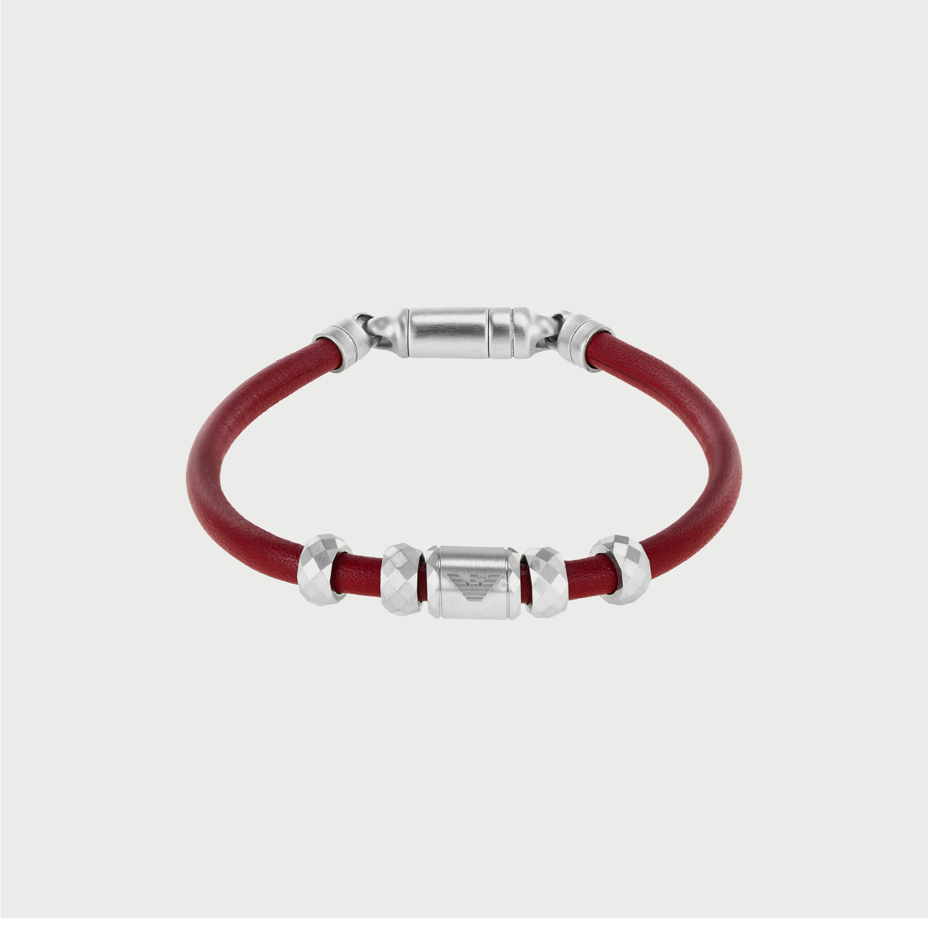 سوار اسنشيال للرجال مصنوع من الستانلس ستيل البني من امبوريو ارماني  EGS2797040-men-watchesandjewellery-bracelets-image-1