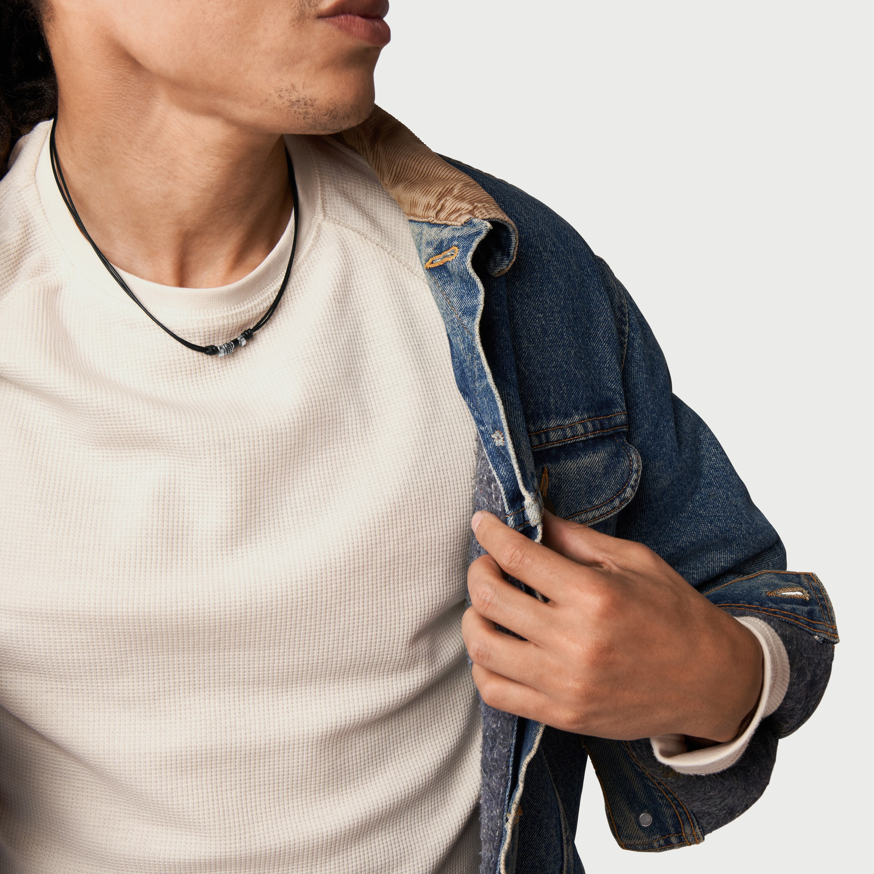 Fossil Men's Black Stainless Steel Vintage Casual Necklace JF04090040-men-watchesandjewellery-necklacesandpendants-image-5