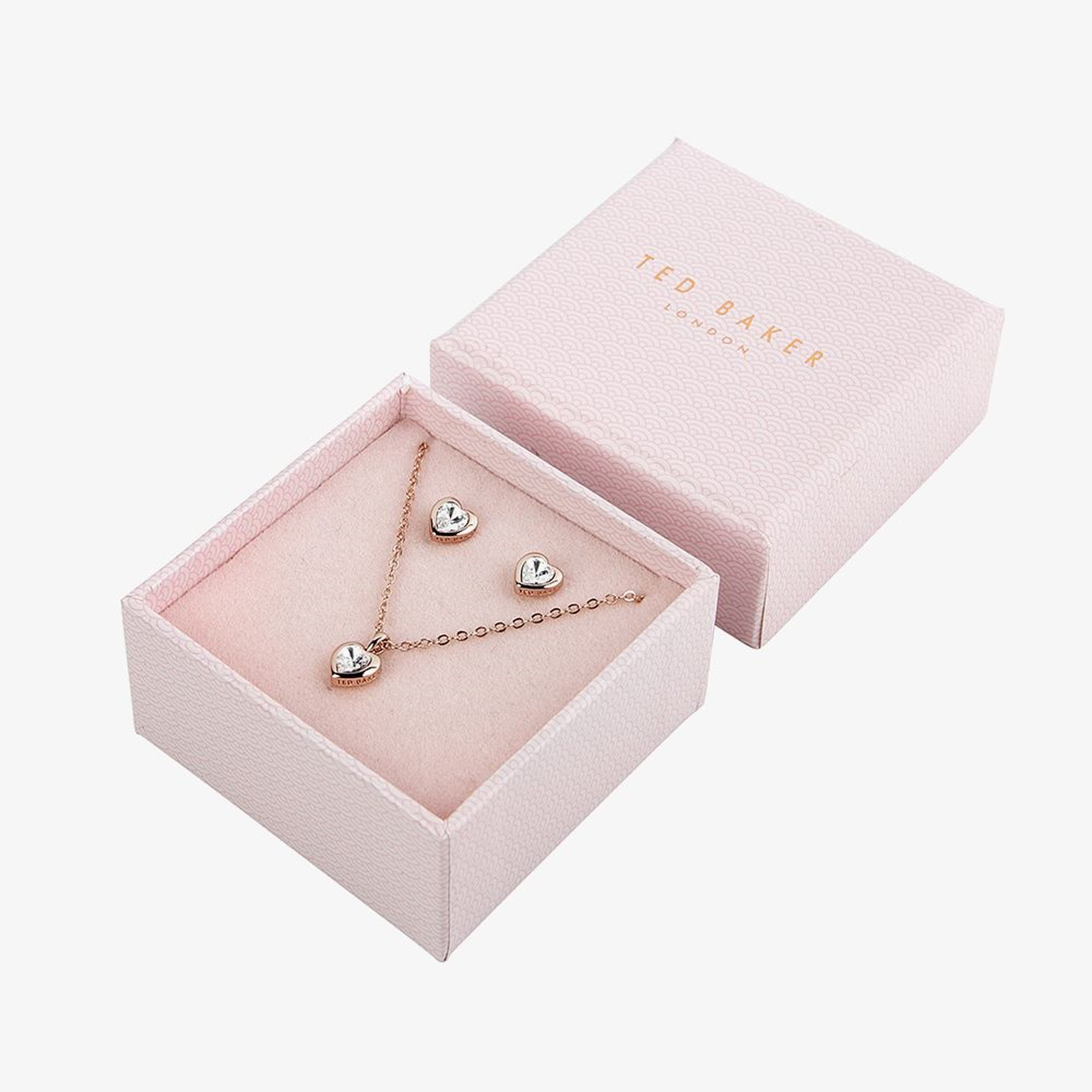 Ted baker heart necklace and earrings discount