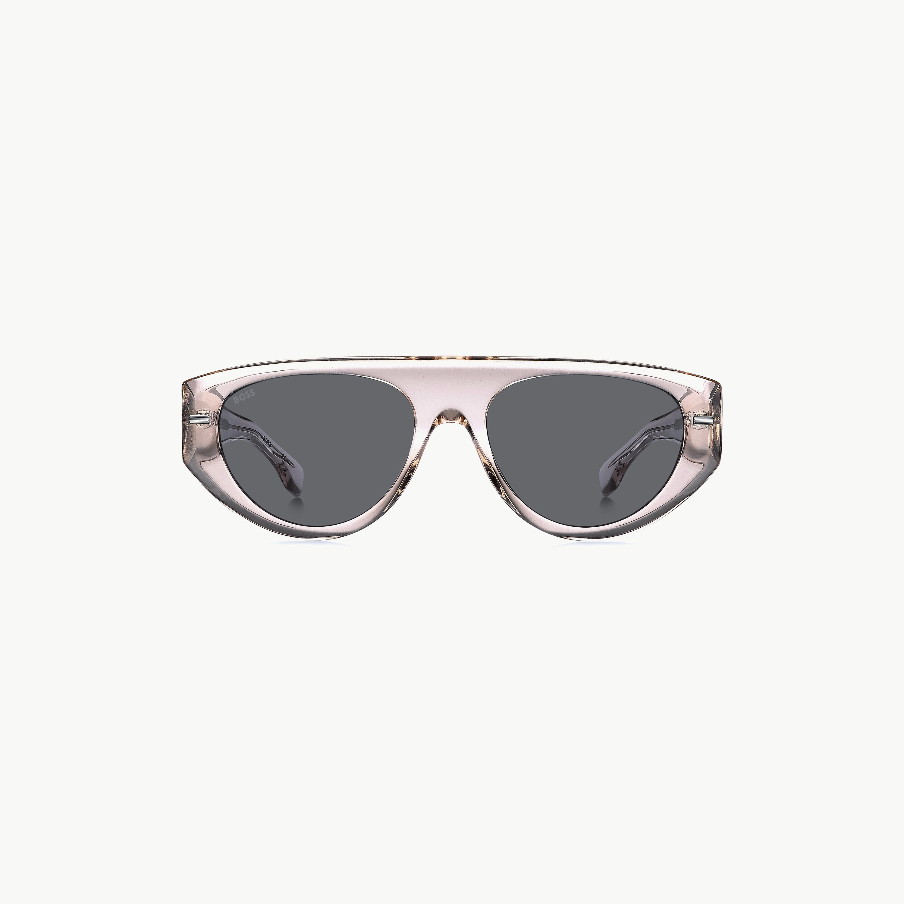 Hugo Boss Men UV Protected Grey Lens 56 mm Oval Sunglasses - BOSS 1443/S-men-sunglasses-image-3