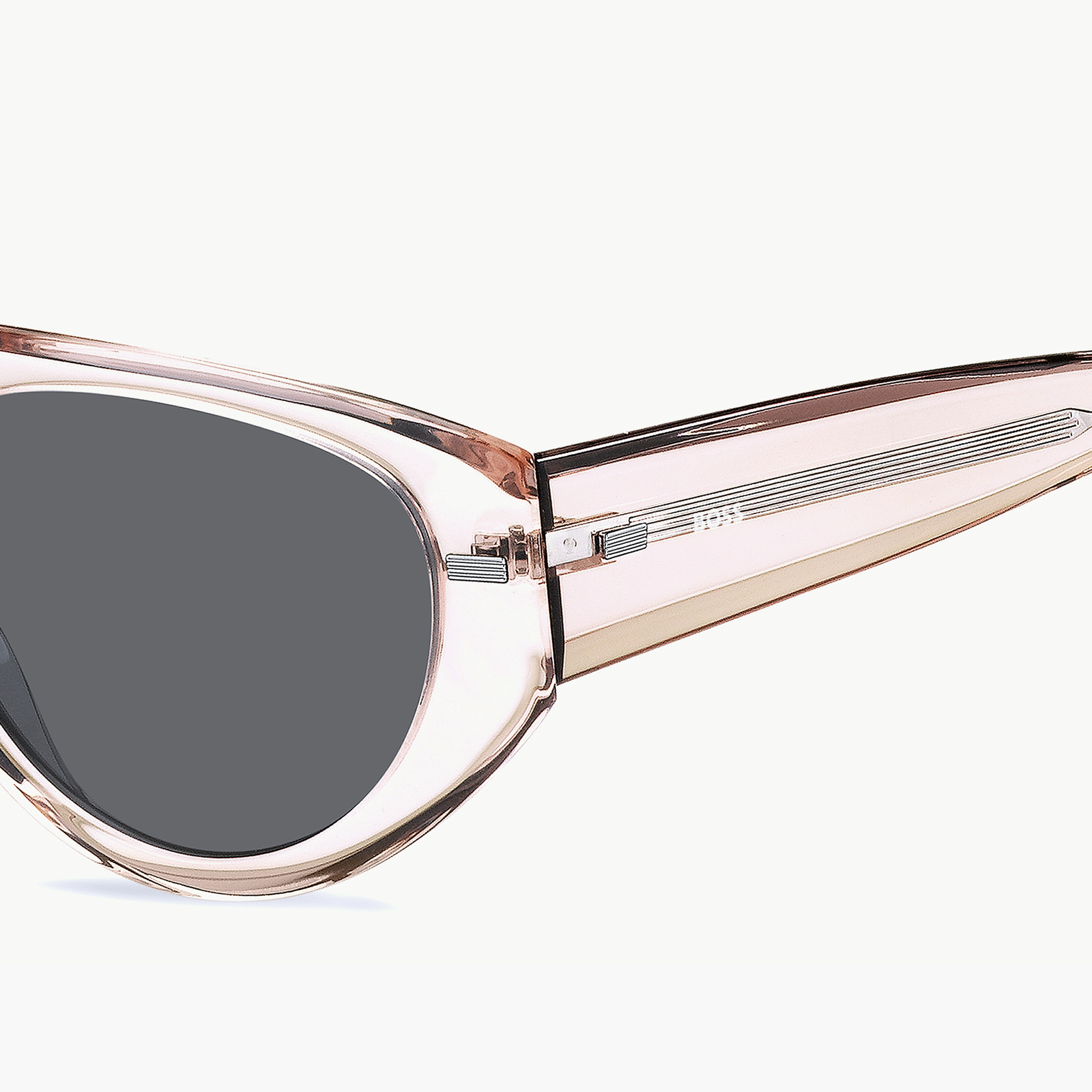 Hugo Boss Men UV Protected Grey Lens 56 mm Oval Sunglasses - BOSS 1443/S-men-sunglasses-image-4