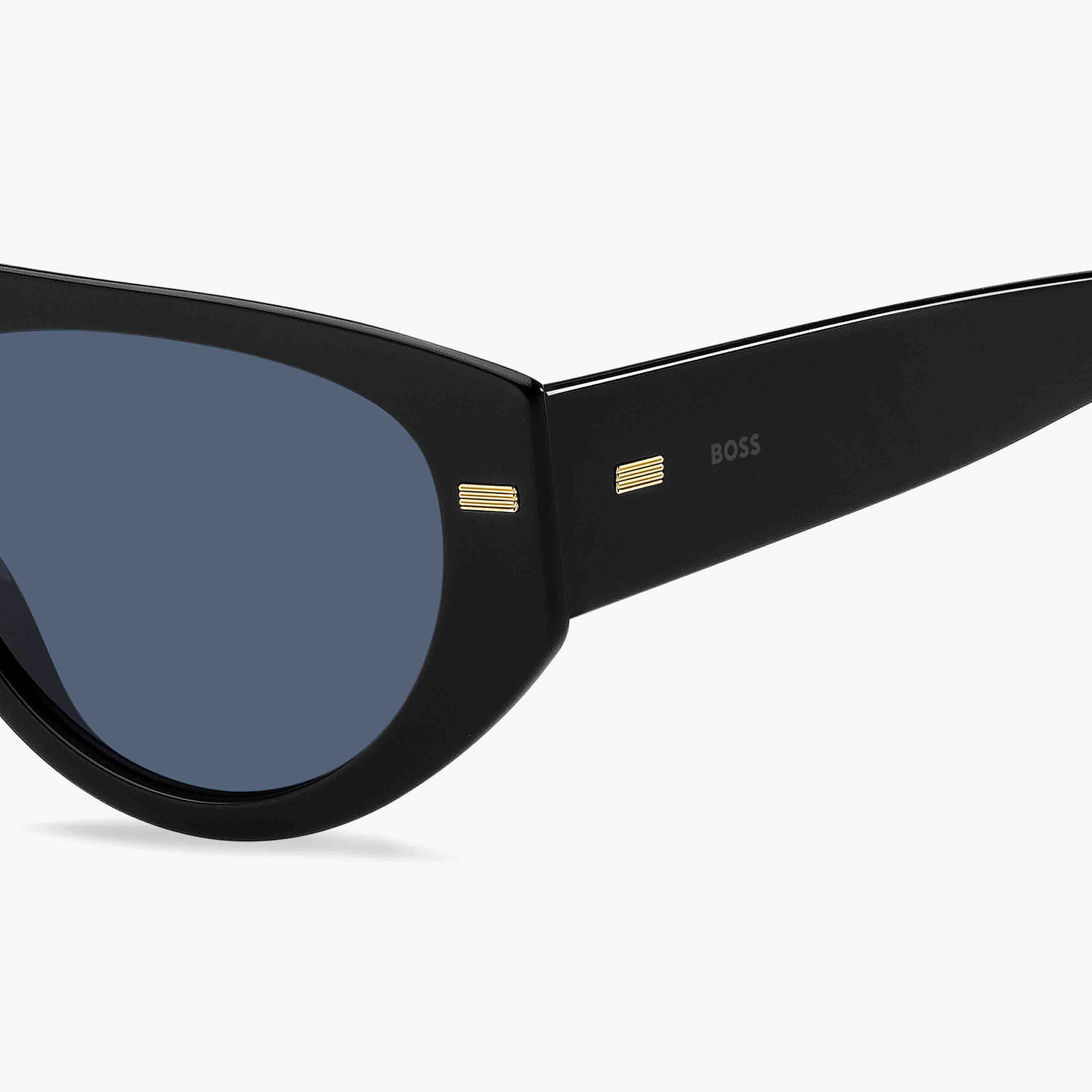 Hugo Boss Men UV Protected Grey Lens 56 mm Oval Sunglasses - BOSS 1443/S-men-sunglasses-image-9