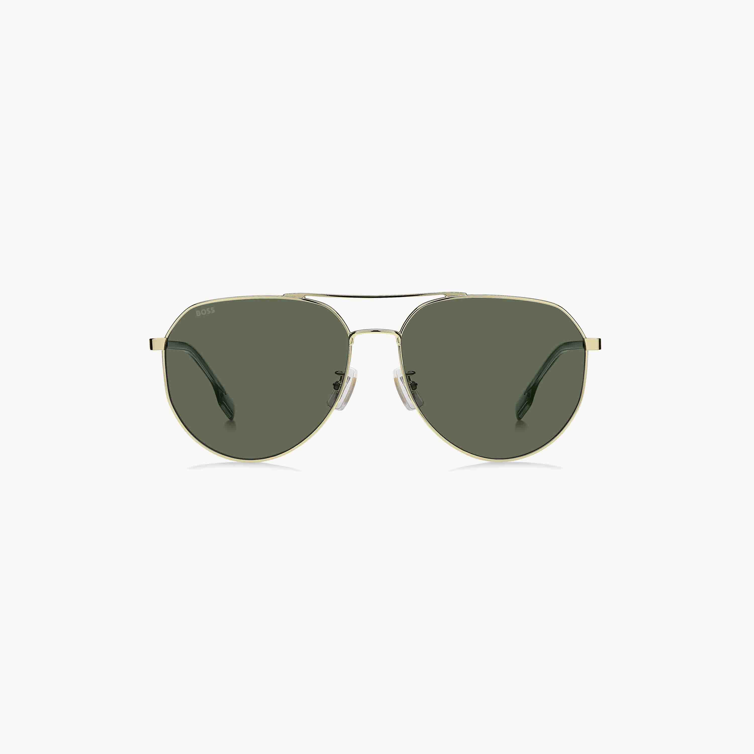 Buy Men s Hugo Boss Men UV Protected Green Lens 61 mm Aviator Sunglasses BOSS 1473 F SK Online Centrepoint UAE