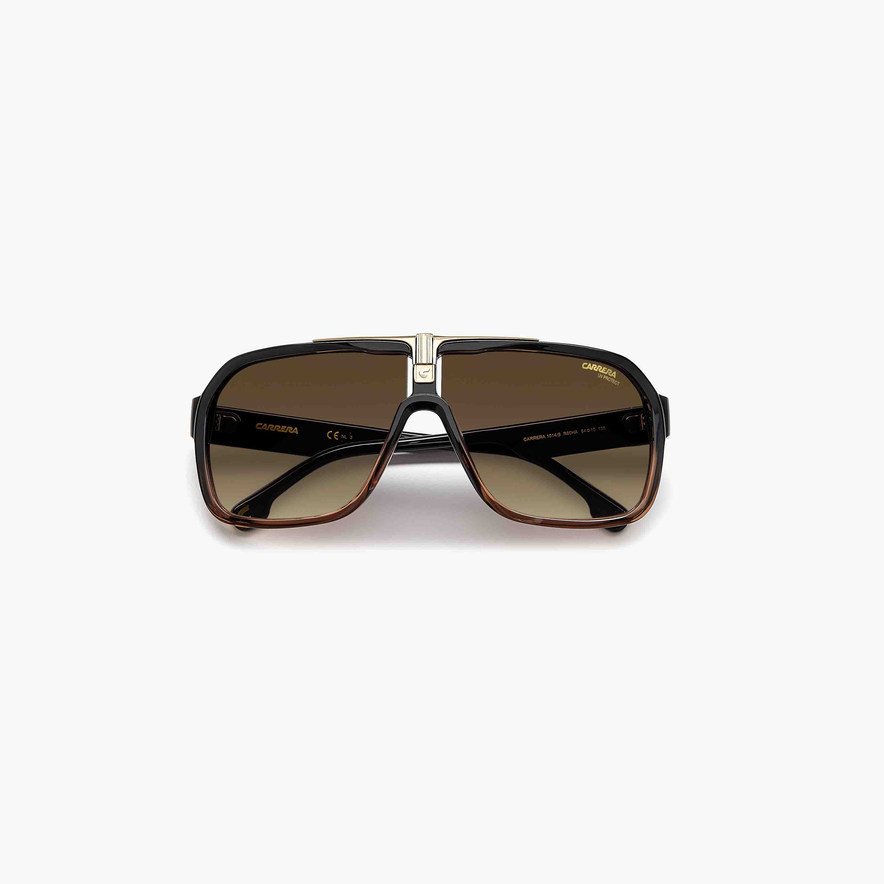 Carrera Men UV Protected Brown Gradient Lens 64 mm Navigator Sunglasses - CARRERA 1014/S-men-sunglasses-image-5