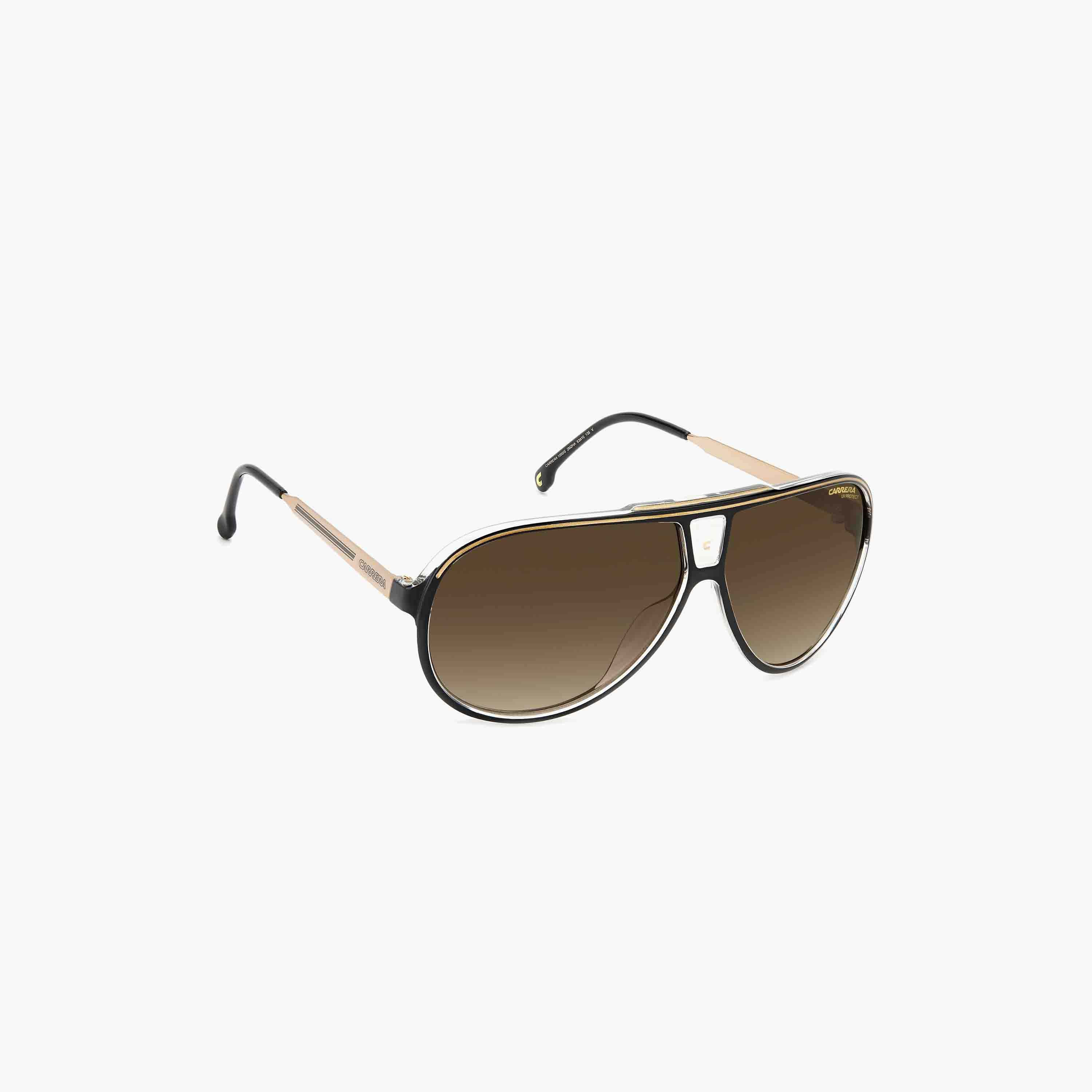 Carrera Men's UV Protected Brown Shaded Lens 63 mm Pilot Sunglasses | 205381-men-sunglasses-image-2