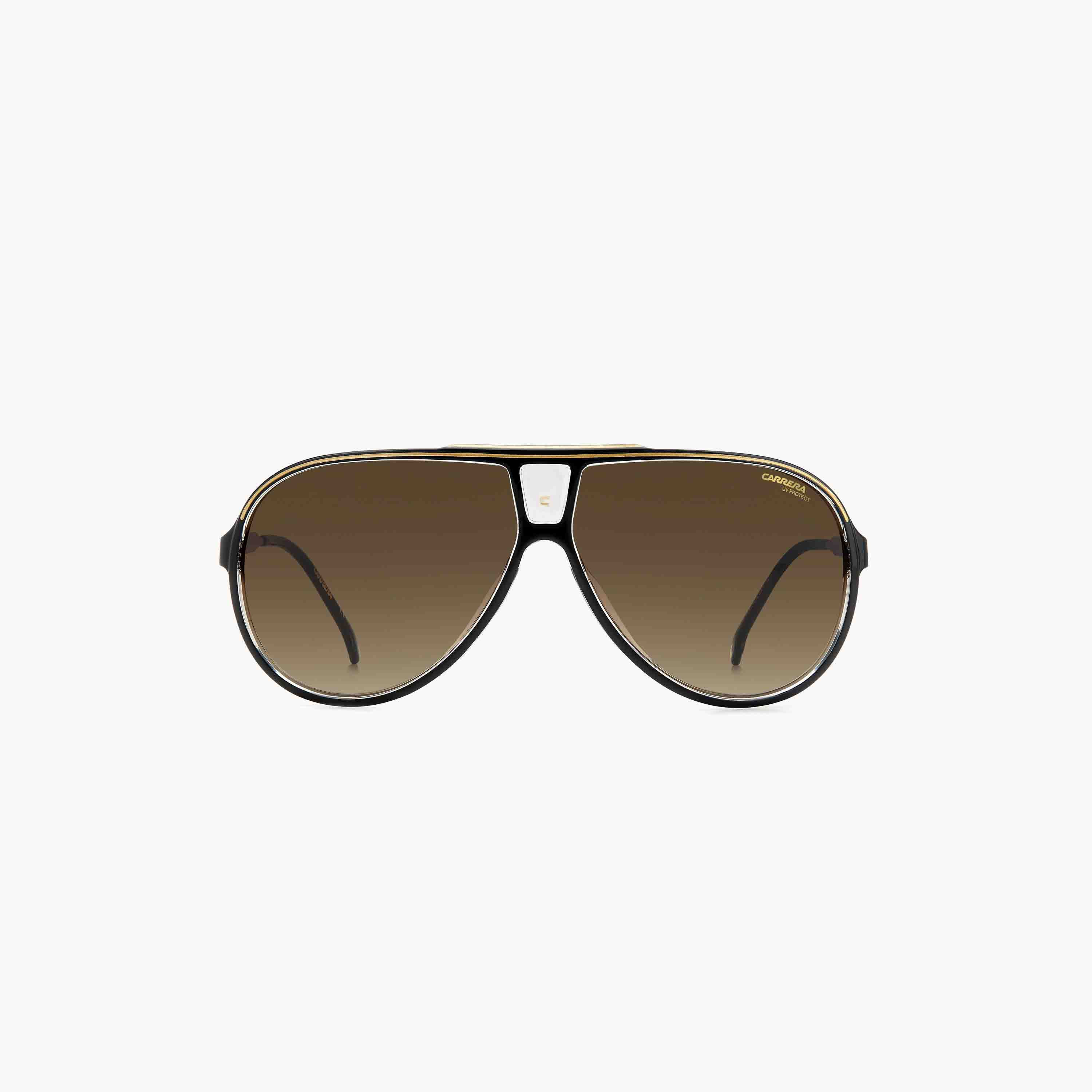Carrera Men's UV Protected Brown Shaded Lens 63 mm Pilot Sunglasses | 205381-men-sunglasses-image-3