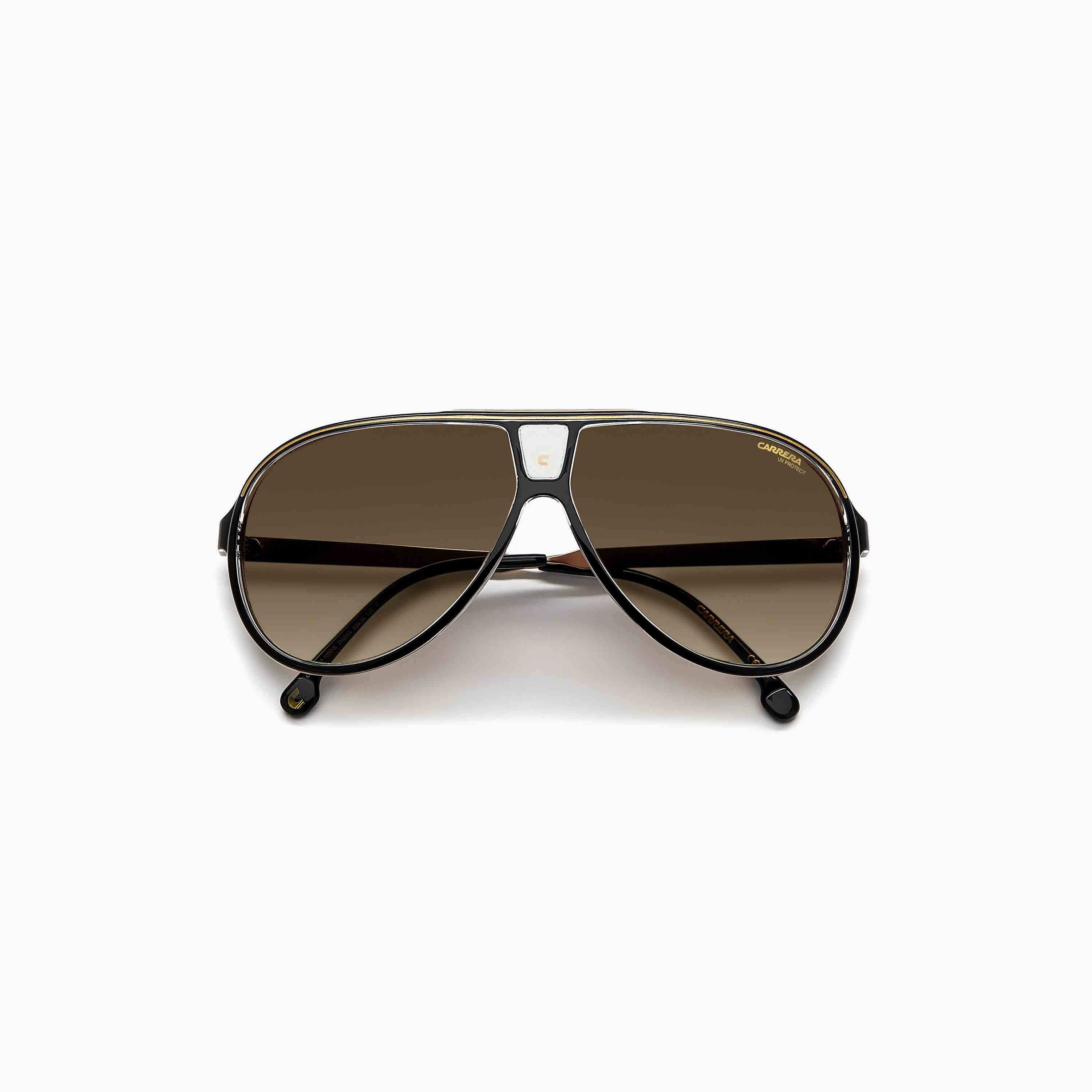 Carrera Men's UV Protected Brown Shaded Lens 63 mm Pilot Sunglasses | 205381-men-sunglasses-image-4