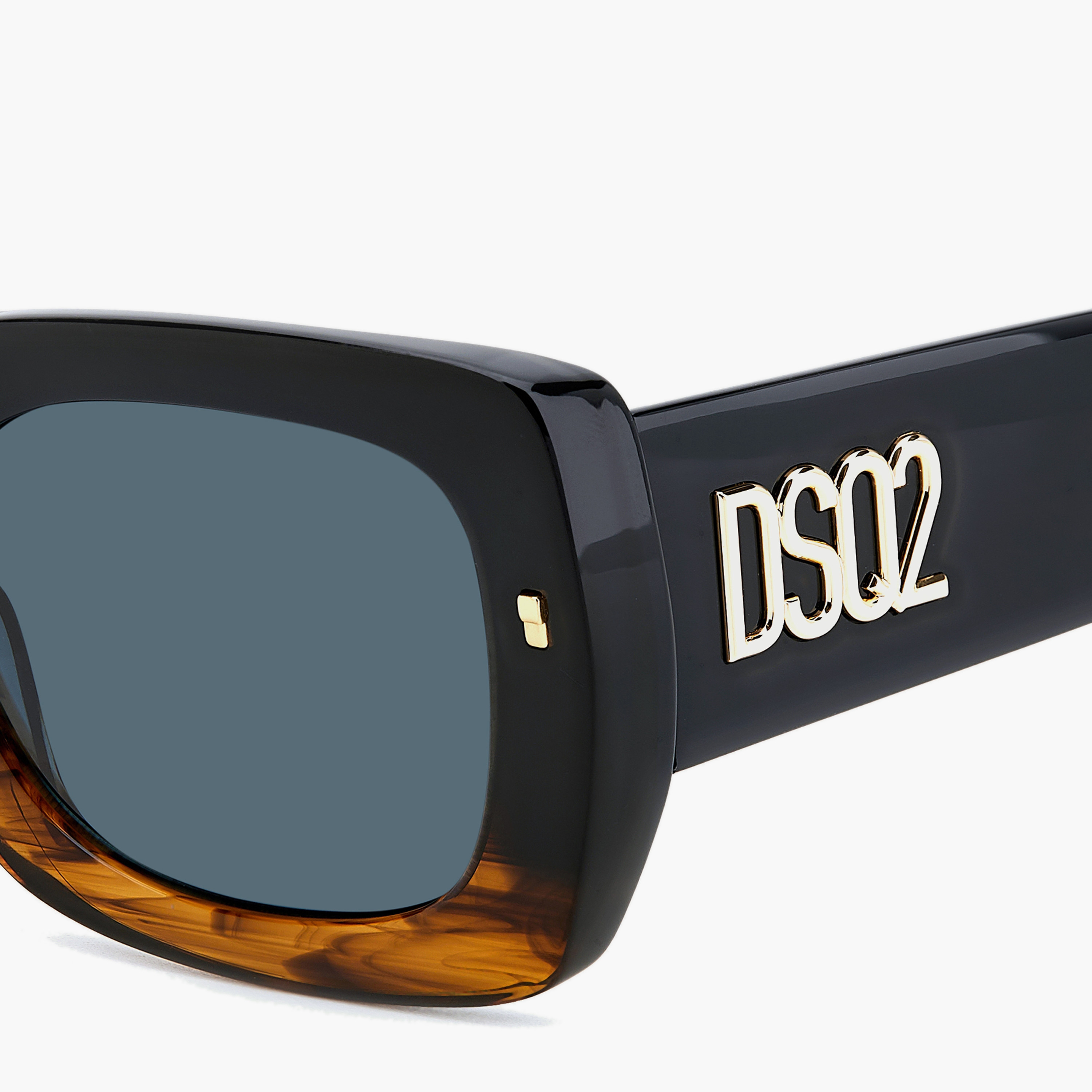 Dsquared2 Men UV Protected Brown Gradient Lens 51 mm Rectangle Sunglasses - D2 0061/S-men-sunglasses-image-4
