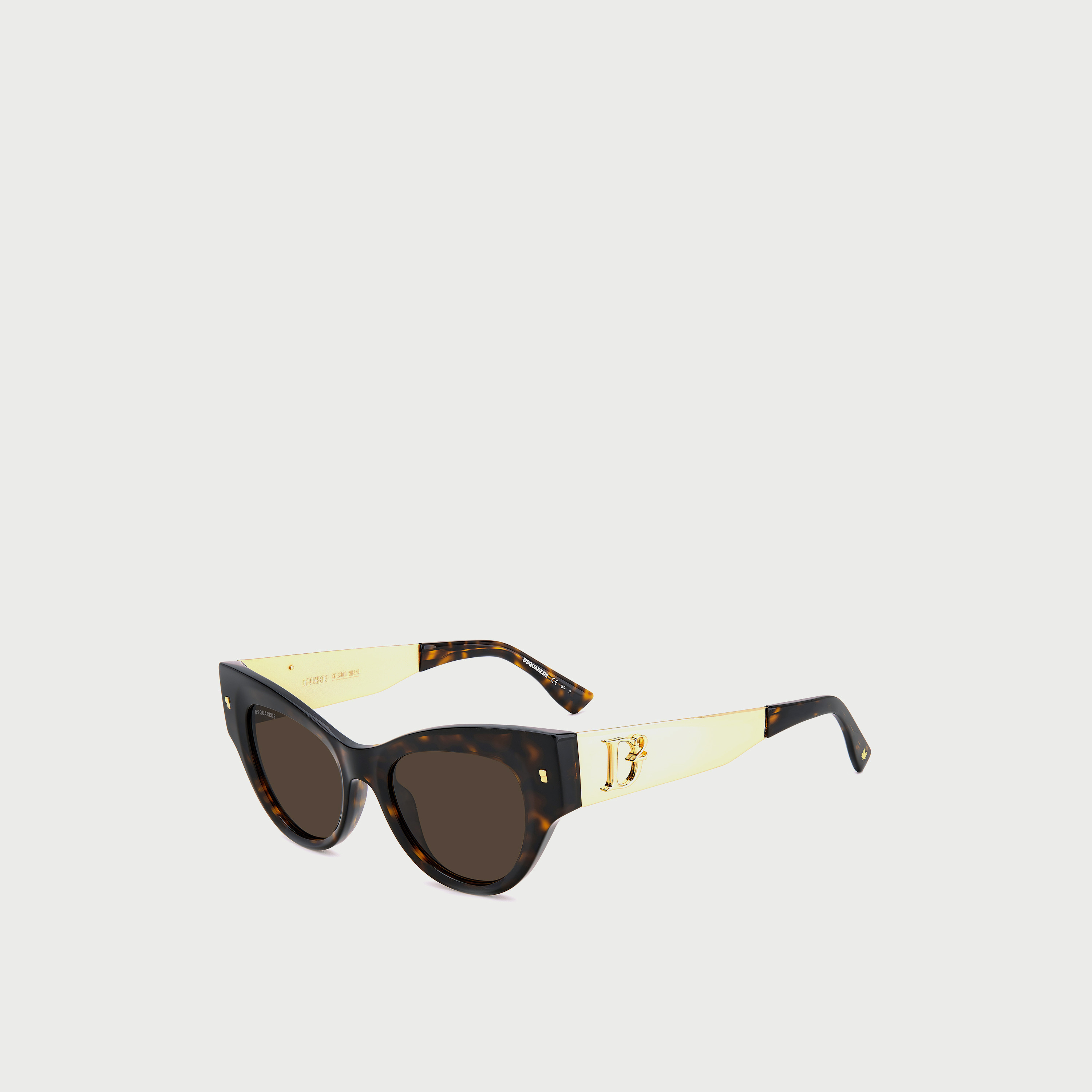 Dsquared2 Women UV Protected Silver Gradient Lens 49 mm Cat Eye Sunglasses - D2 0062/S-girls-accessories-sunglasses-image-1