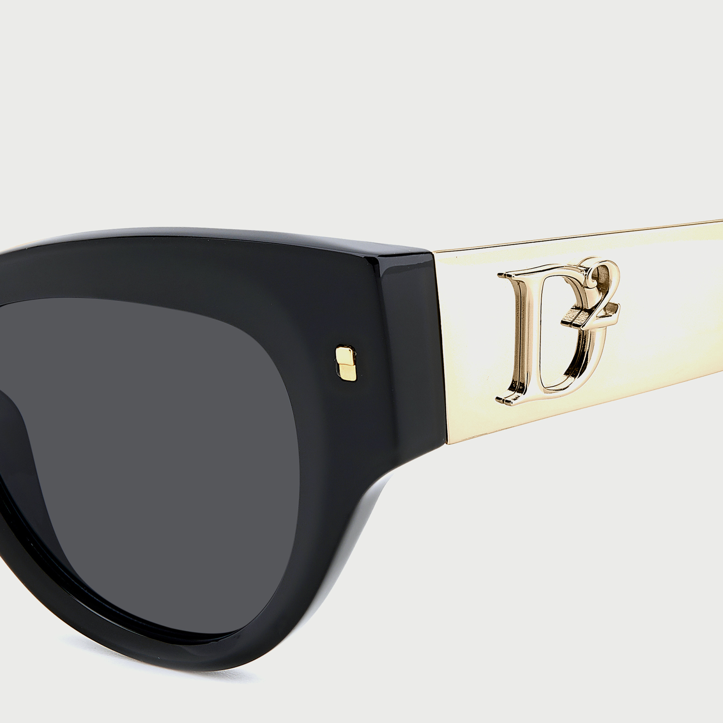 Dsquared2 Women UV Protected Silver Gradient Lens 49 mm Cat Eye Sunglasses - D2 0062/S-girls-accessories-sunglasses-image-9