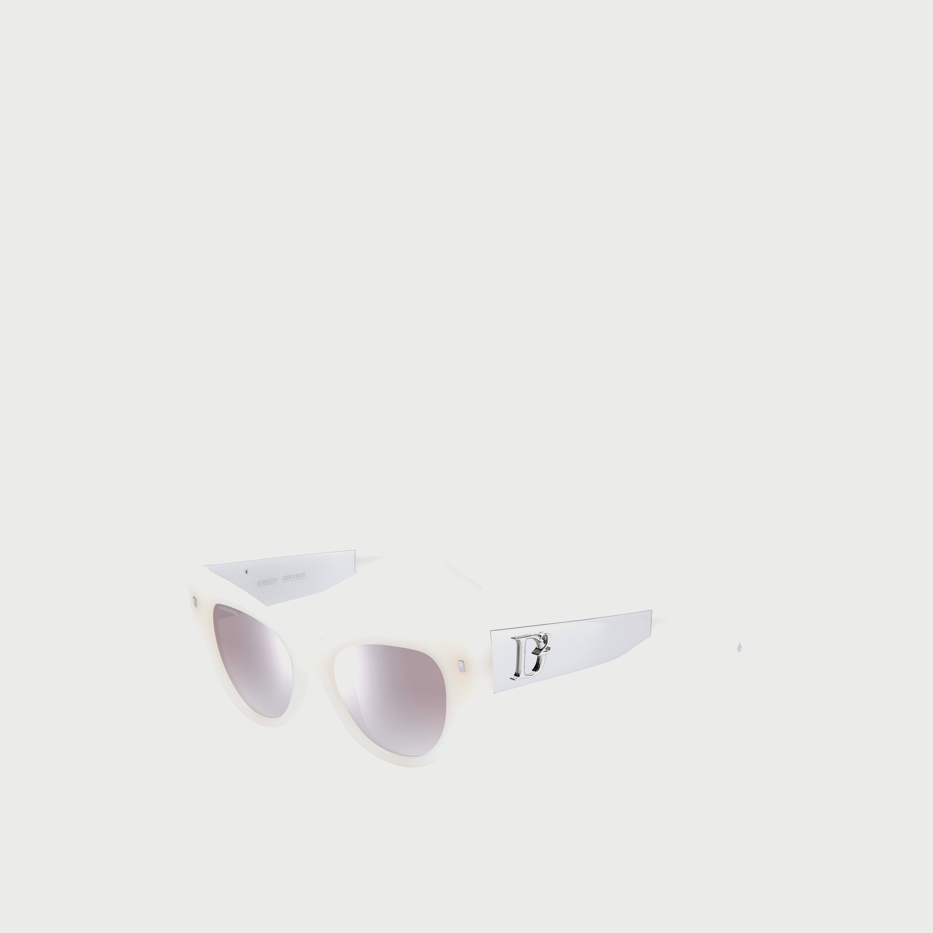 Dsquared2 Women UV Protected Silver Gradient Lens 49 mm Cat Eye Sunglasses - D2 0062/S-girls-accessories-sunglasses-image-11