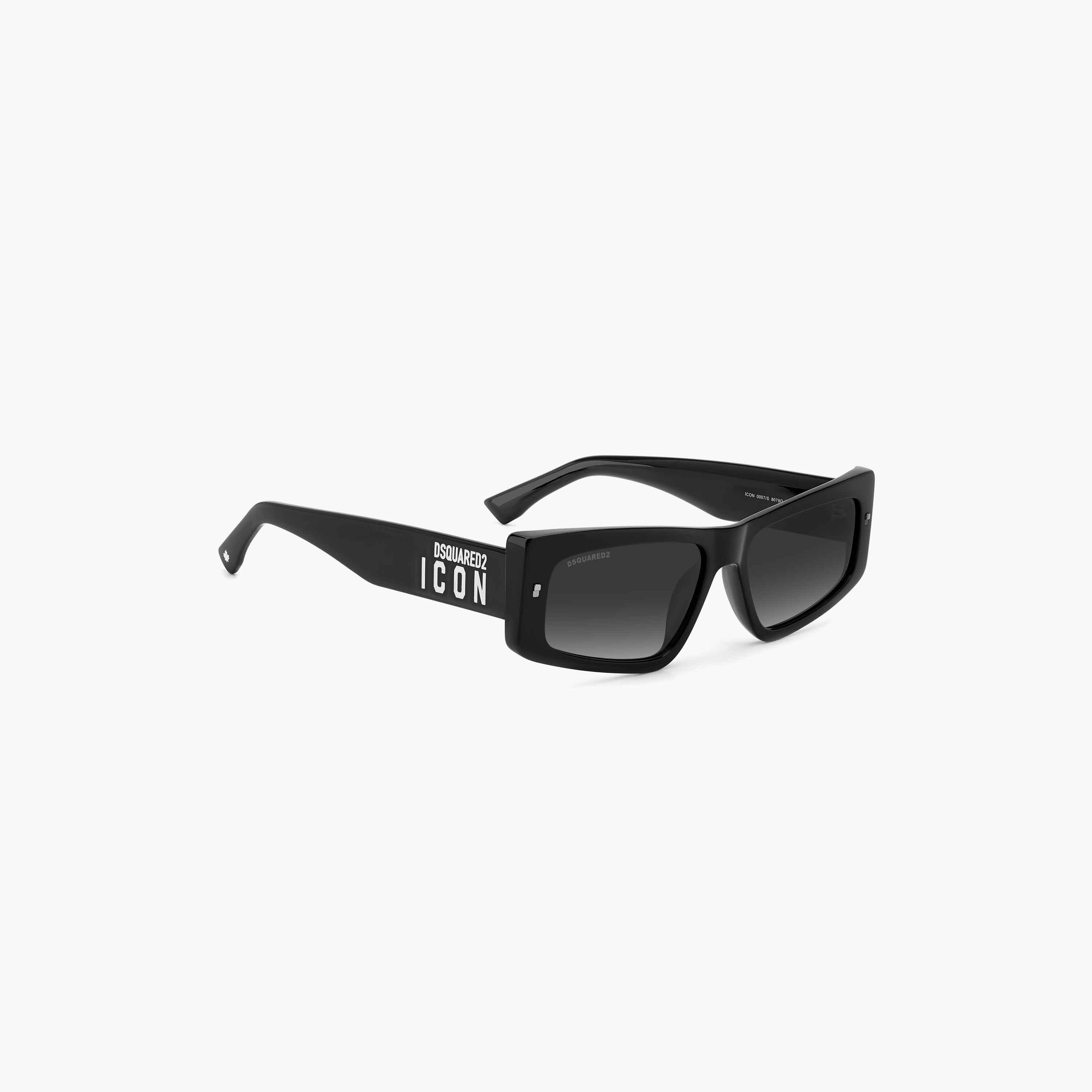Dsquared2 Men UV Protected Grey Gradient Lens 57 mm Rectangle Sunglasses - ICON 0007/S-men-sunglasses-image-2