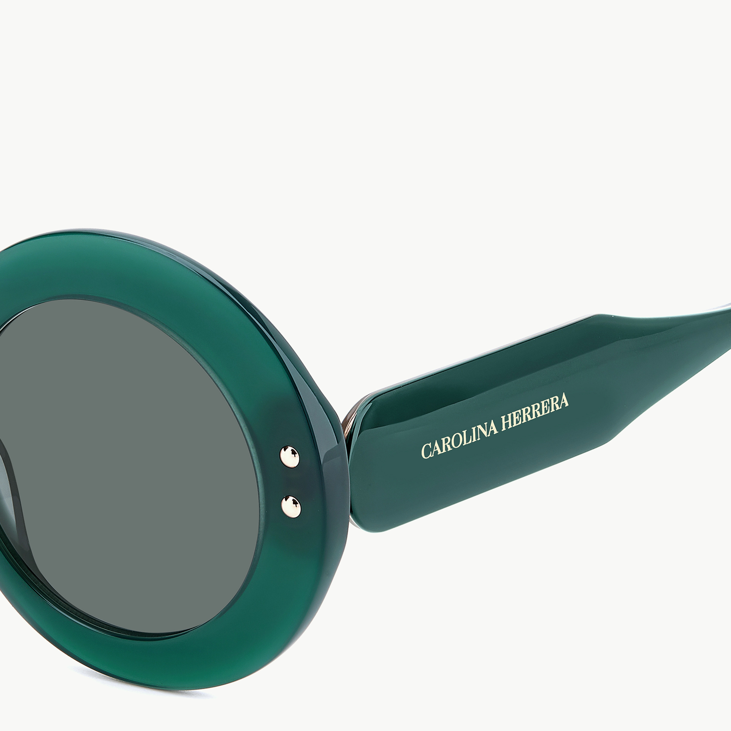 Carolina Herrera Women UV Protected Brown Gradient Lens 52 mm Round Sunglasses - HER 0081/S-women-sunglasses-image-4