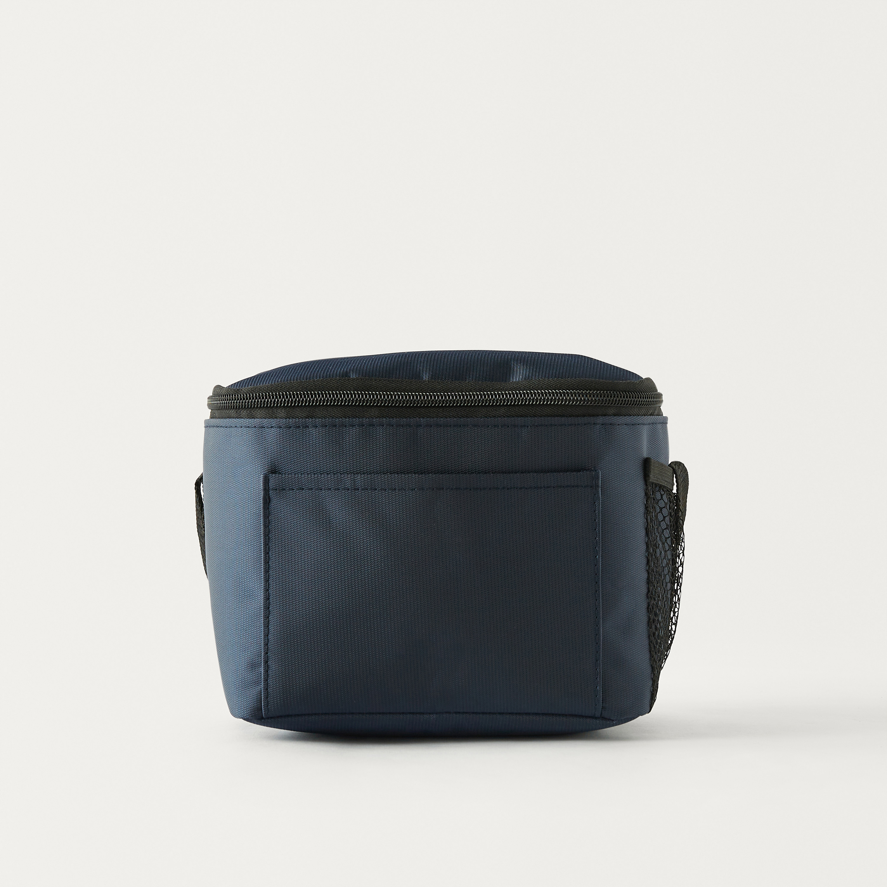Solid Insulated Lunch Bag with Handle and Zip Closure-school-lunchessentials-lunchbags-image-1