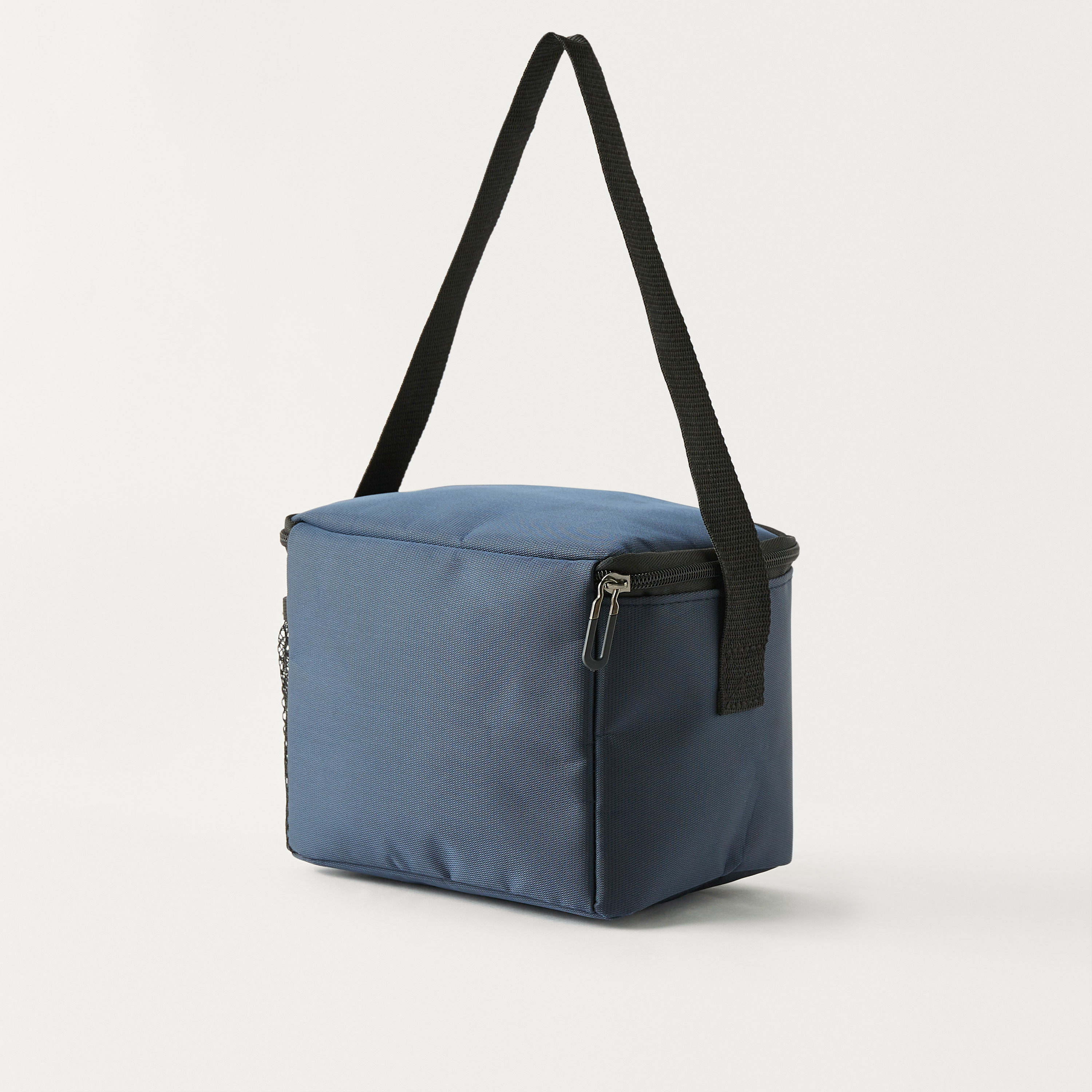 Solid Insulated Lunch Bag with Handle and Zip Closure-school-lunchessentials-lunchbags-image-4