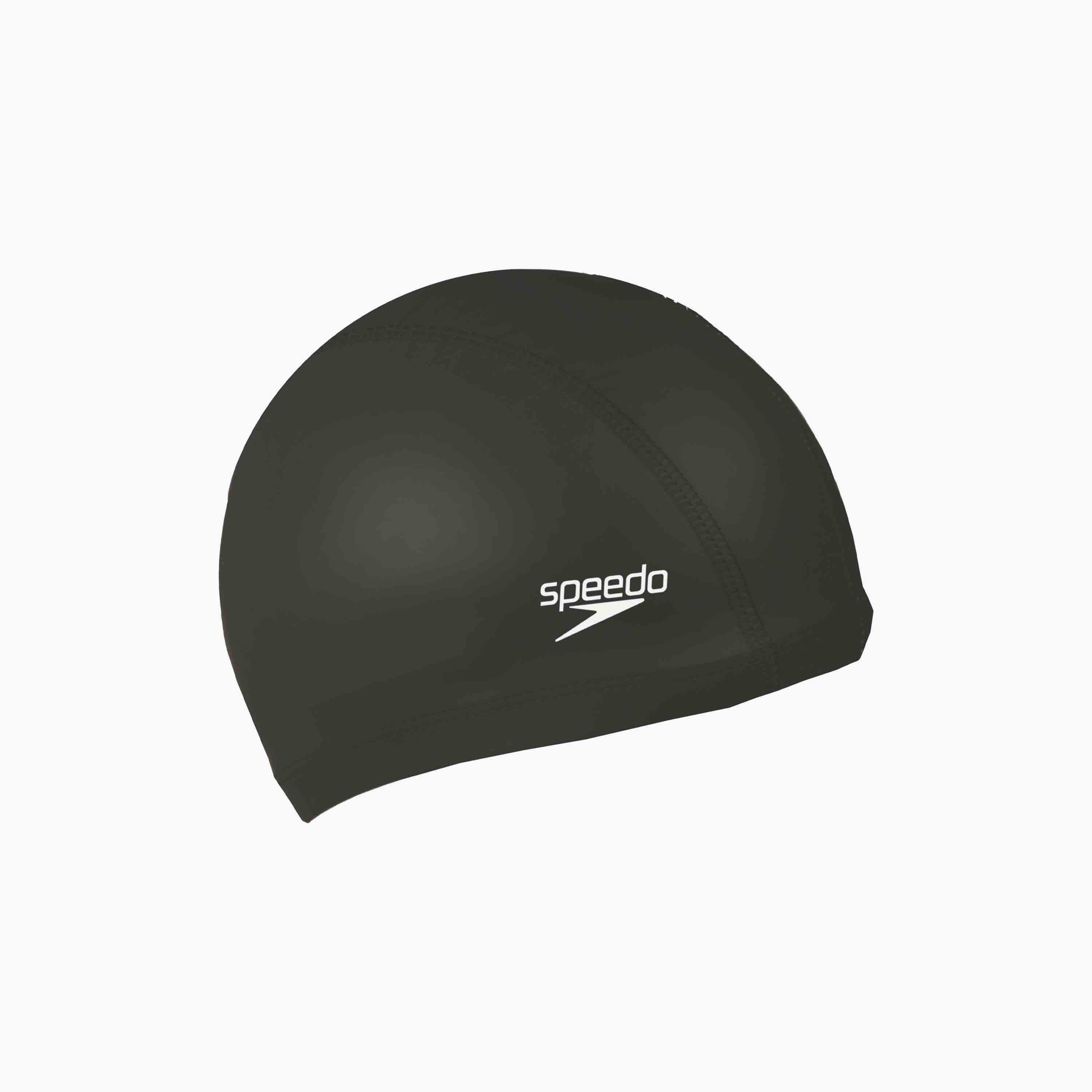 Speedo Pace Cap, One Size, Adult Unisex, Black-sports-gear-swimming-men-image-4