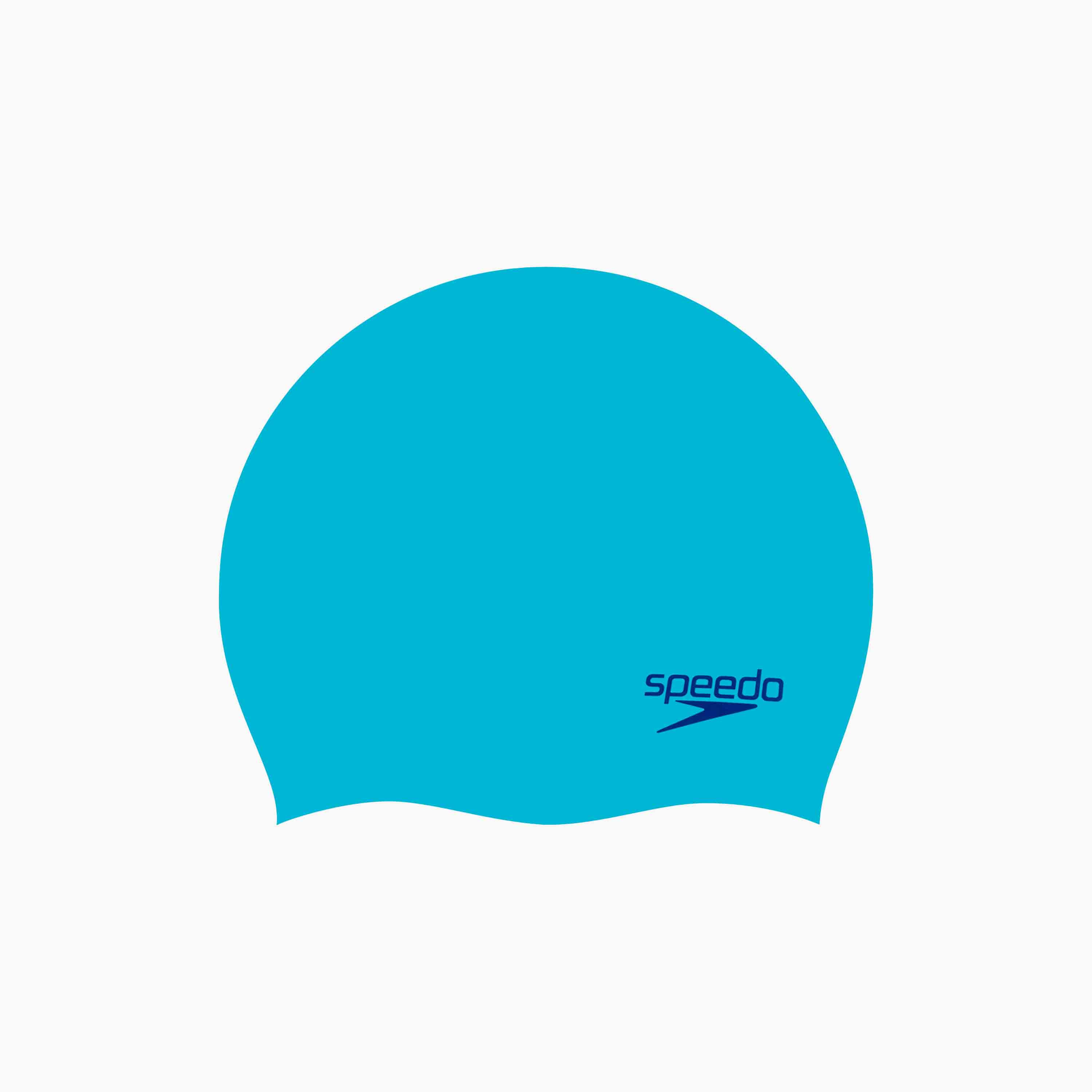 Speedo Moulded Silicone Cap, One Size, Kids Unisex, Blue-women-clothing-swimandbeach-swimcaps-image-3