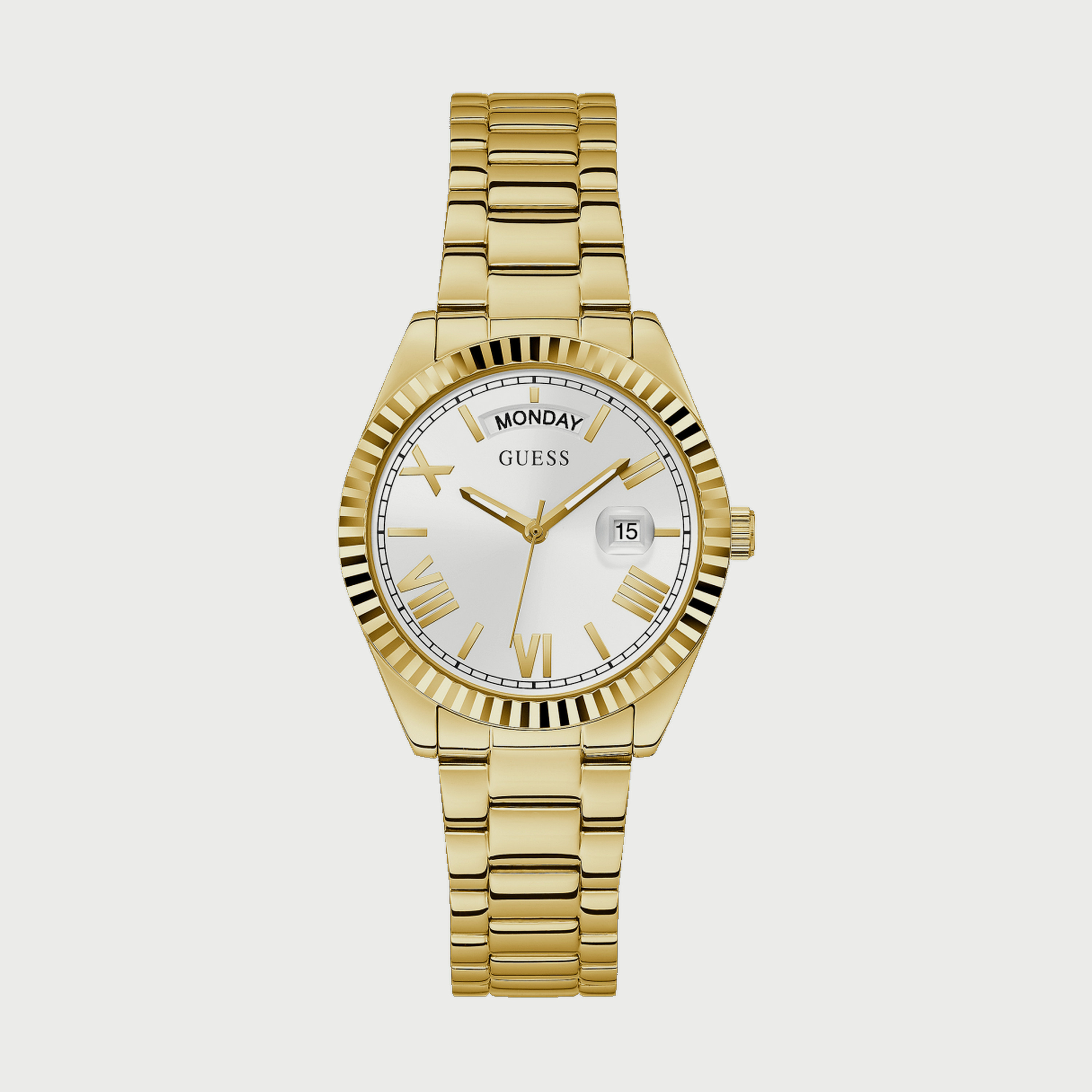 Guess Women's Gold Analog Stainless Steel Strap Watch GW0308L2 | 36 MM-women-watchesandjewellery-watches-image-1