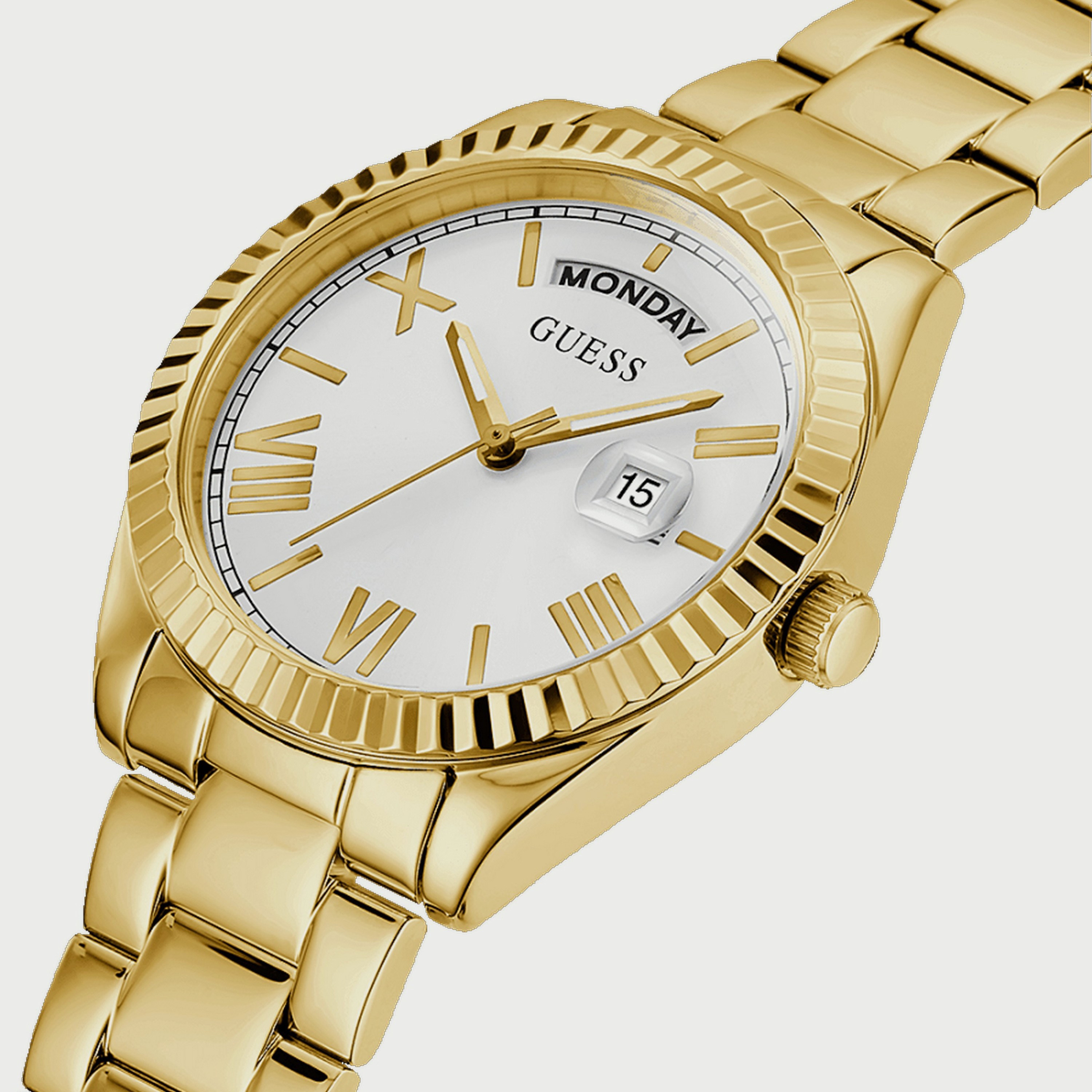 Guess Women's Gold Analog Stainless Steel Strap Watch GW0308L2 | 36 MM-women-watchesandjewellery-watches-image-2