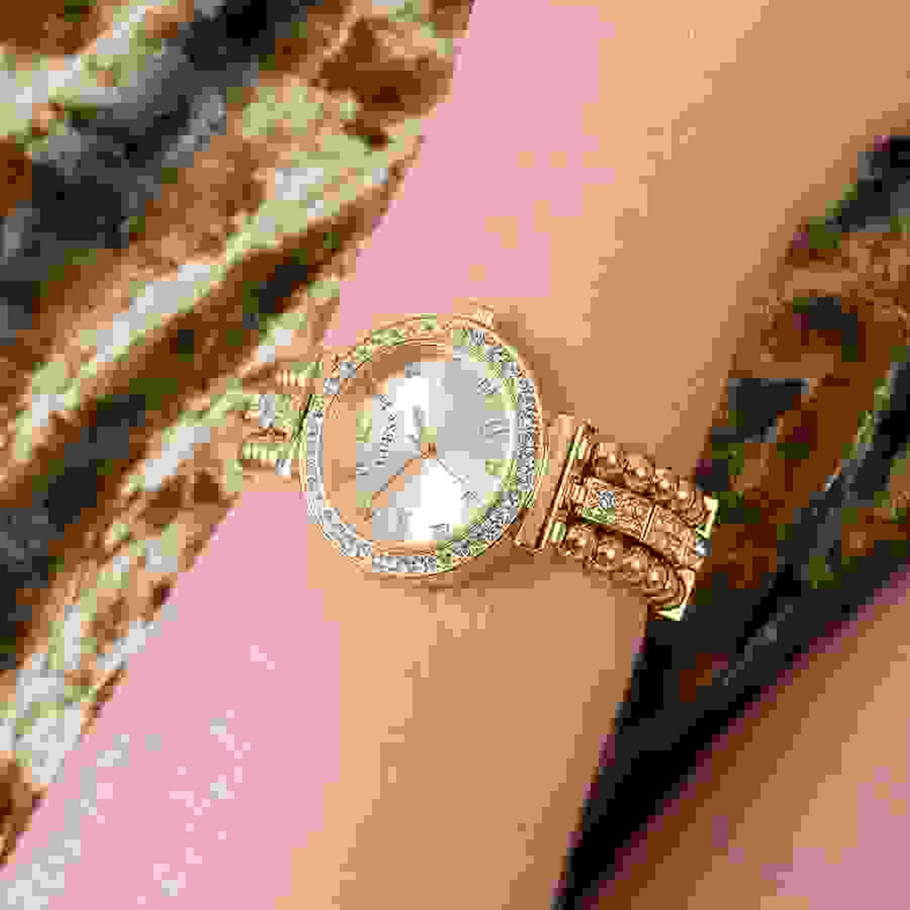 Guess Gold Analog Stainless Steel Strap Watch - GW0401L2 | 30 MM-women-watchesandjewellery-watches-image-4