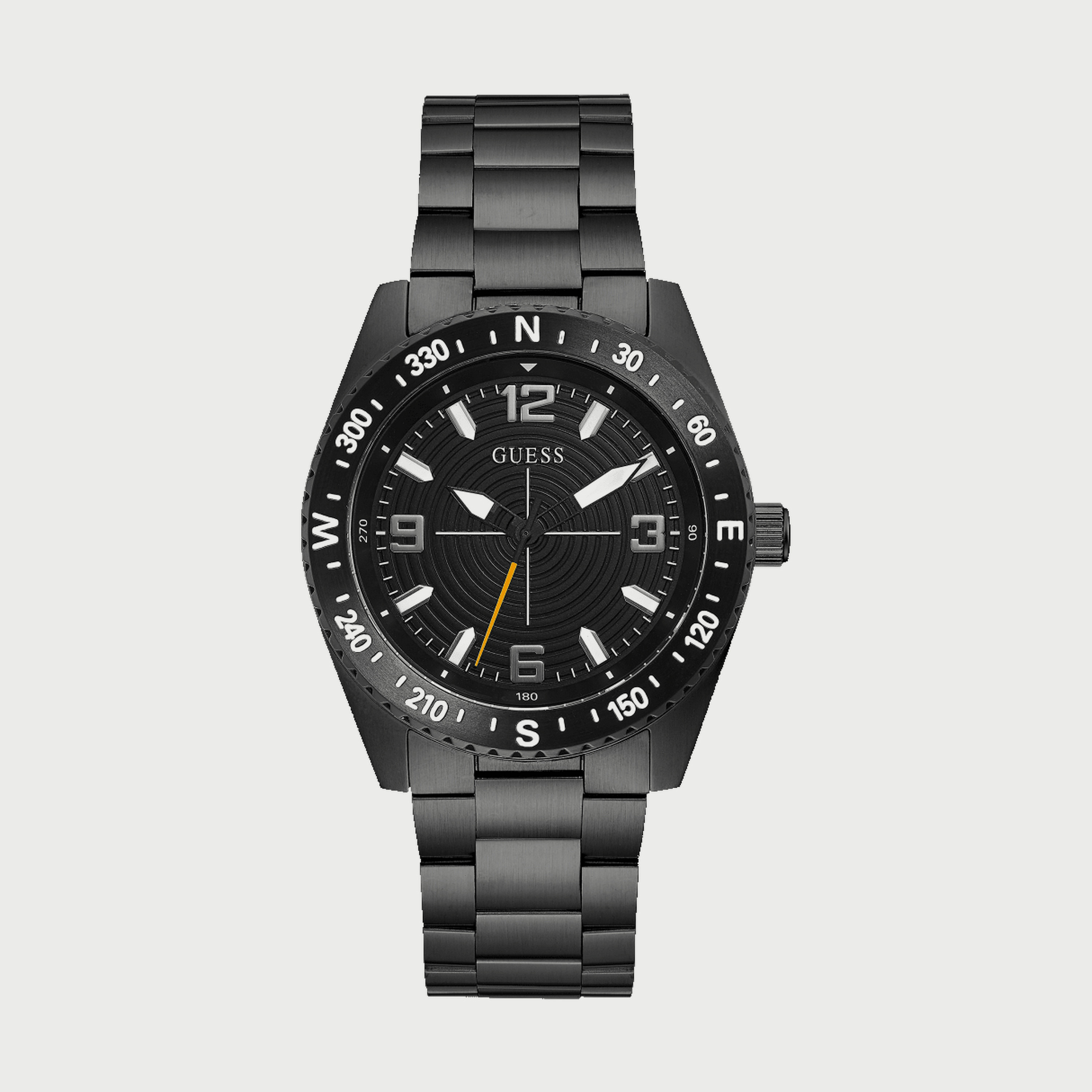 ساعة جيس للرجال بسوار من الستانلس ستيل باللون الأسود GW0327G2-men-watchesandjewellery-watches-image-1