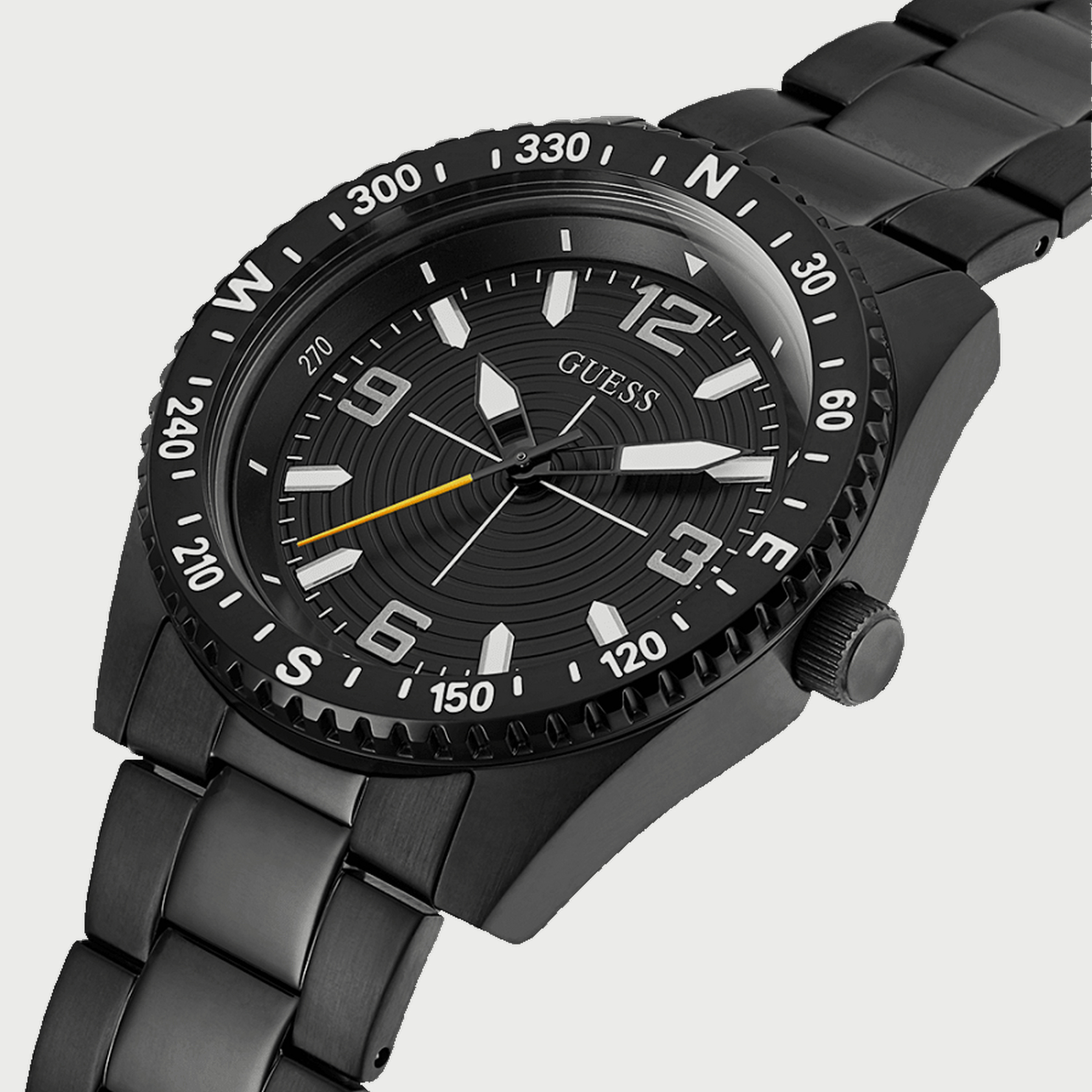 ساعة جيس للرجال بسوار من الستانلس ستيل باللون الأسود GW0327G2-men-watchesandjewellery-watches-image-2