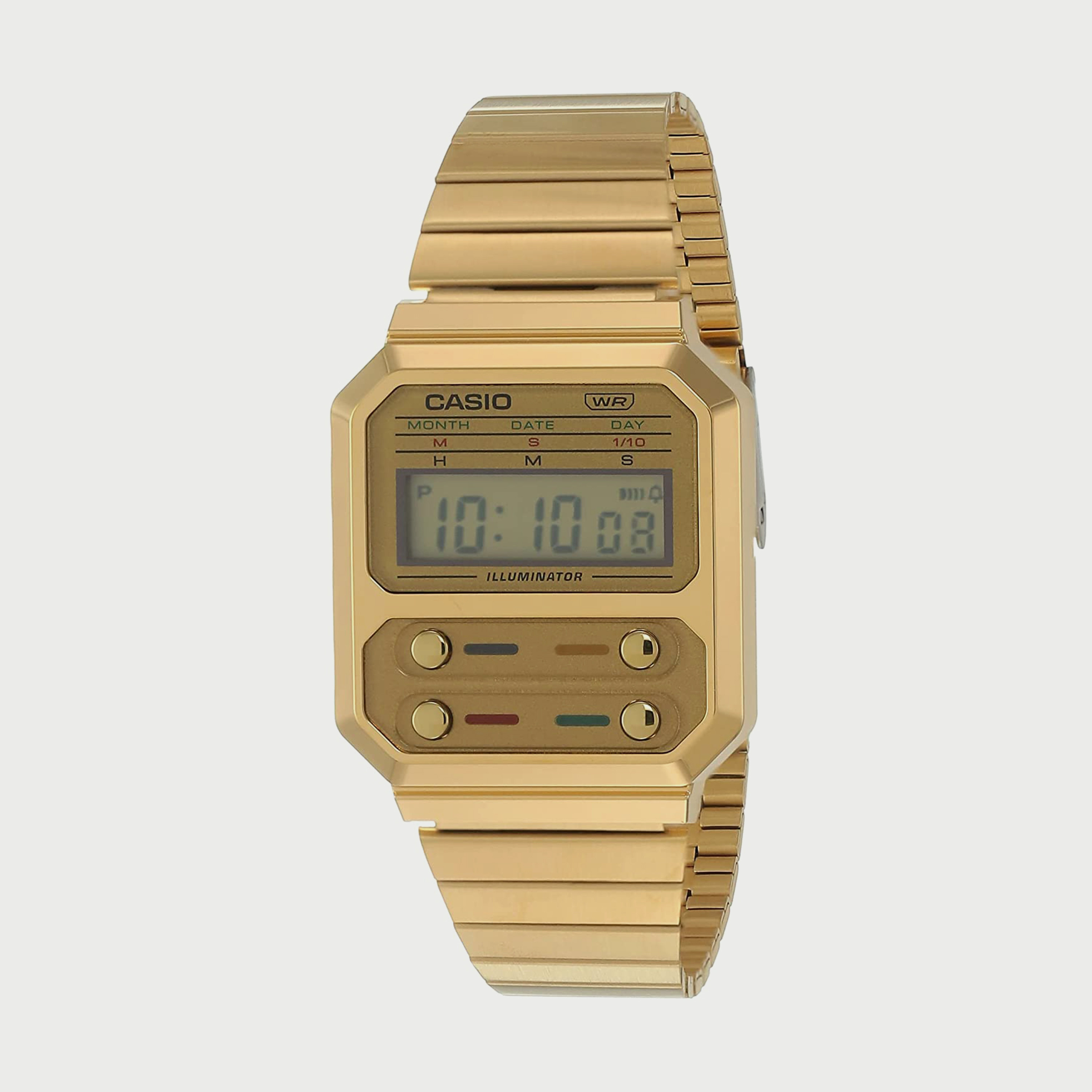 Casio gold digital watch mens hot sale