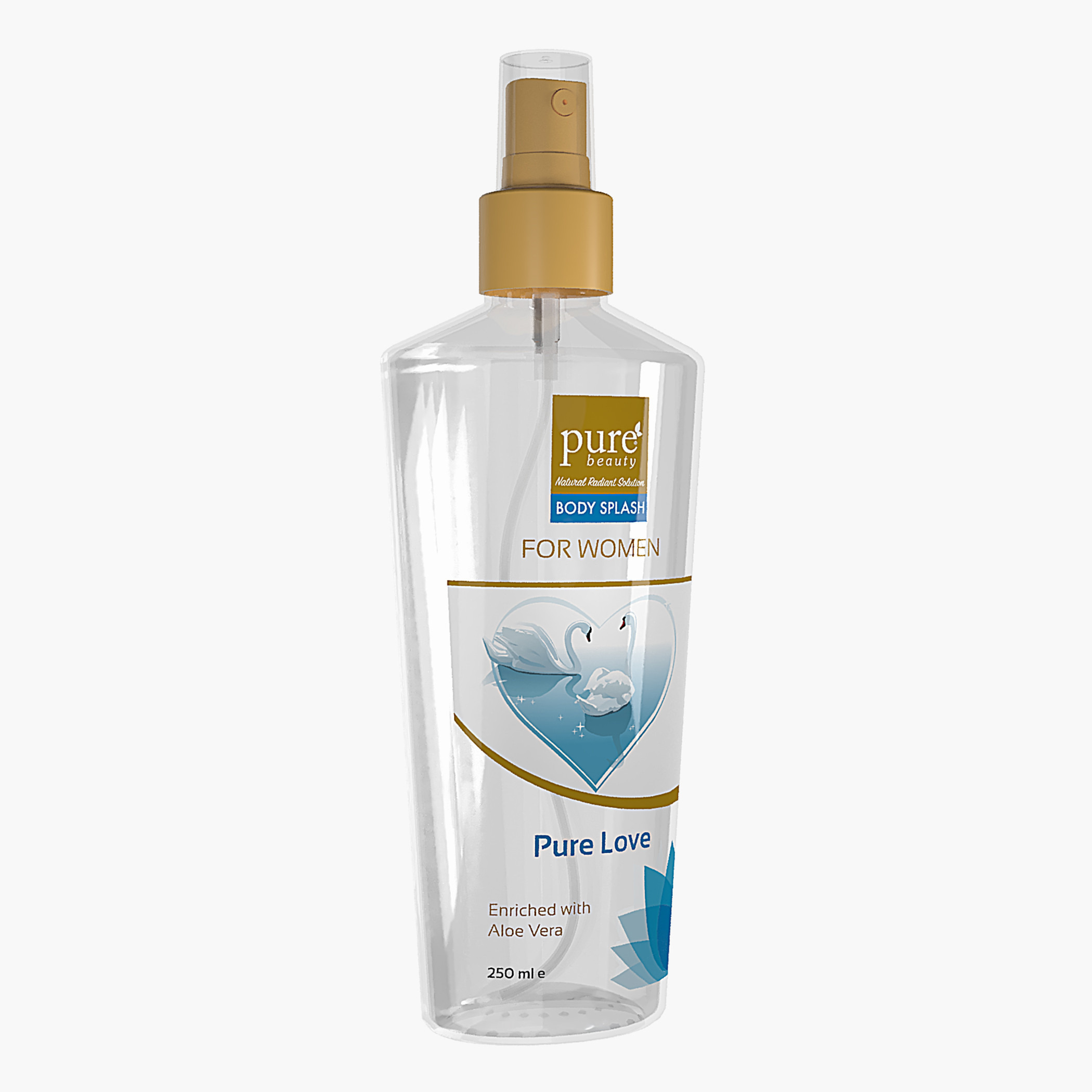 PURE BEAUTY Pure Love Body Splash for Women - 250 ml-beautyandpersonalcare-skin-cleansers-tonerandmists-image-2