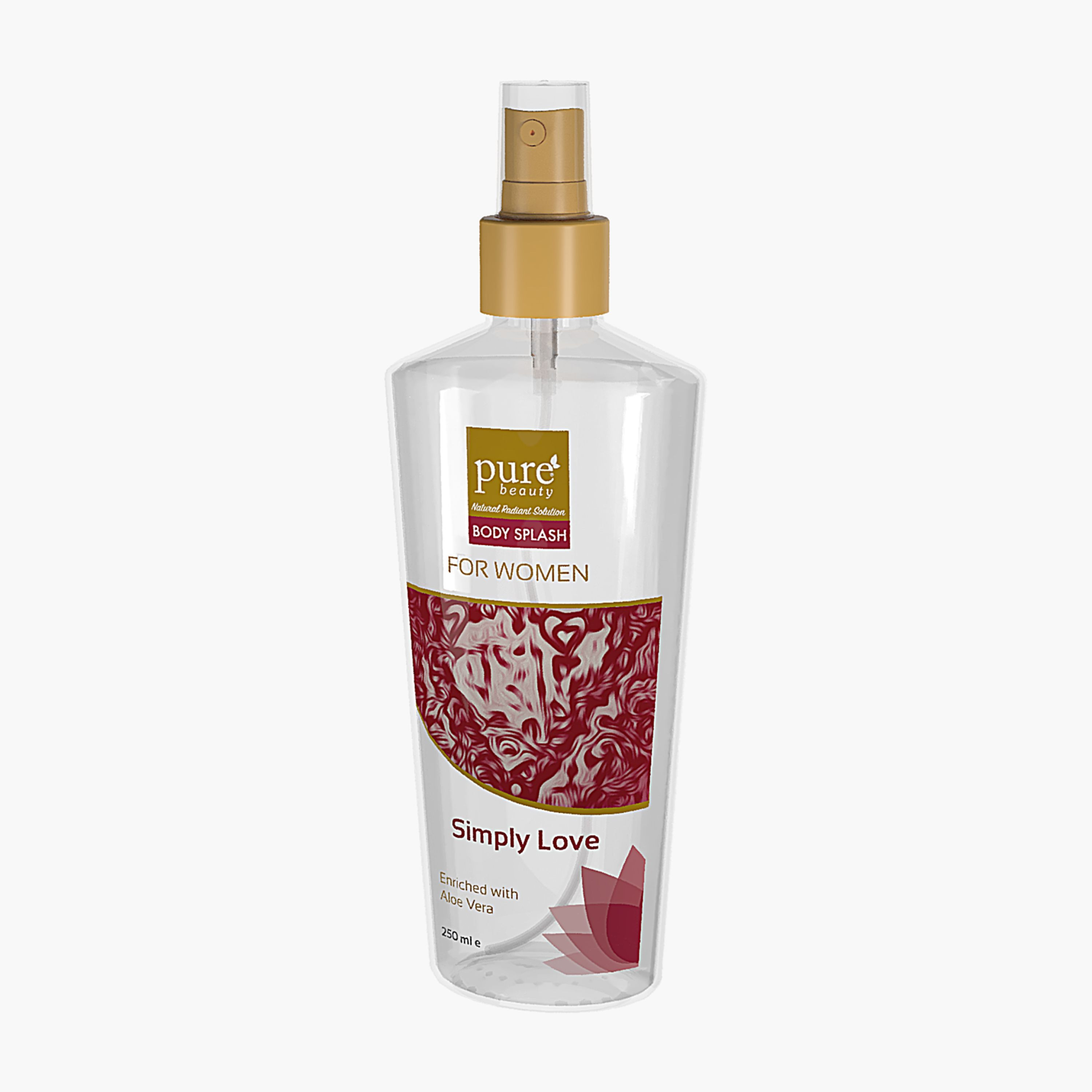 سبلاش معطر للجسم سيمبلي لاف للنساء من بيور بيوتي - 250 مل-beautyandpersonalcare-fragrance-women-image-1