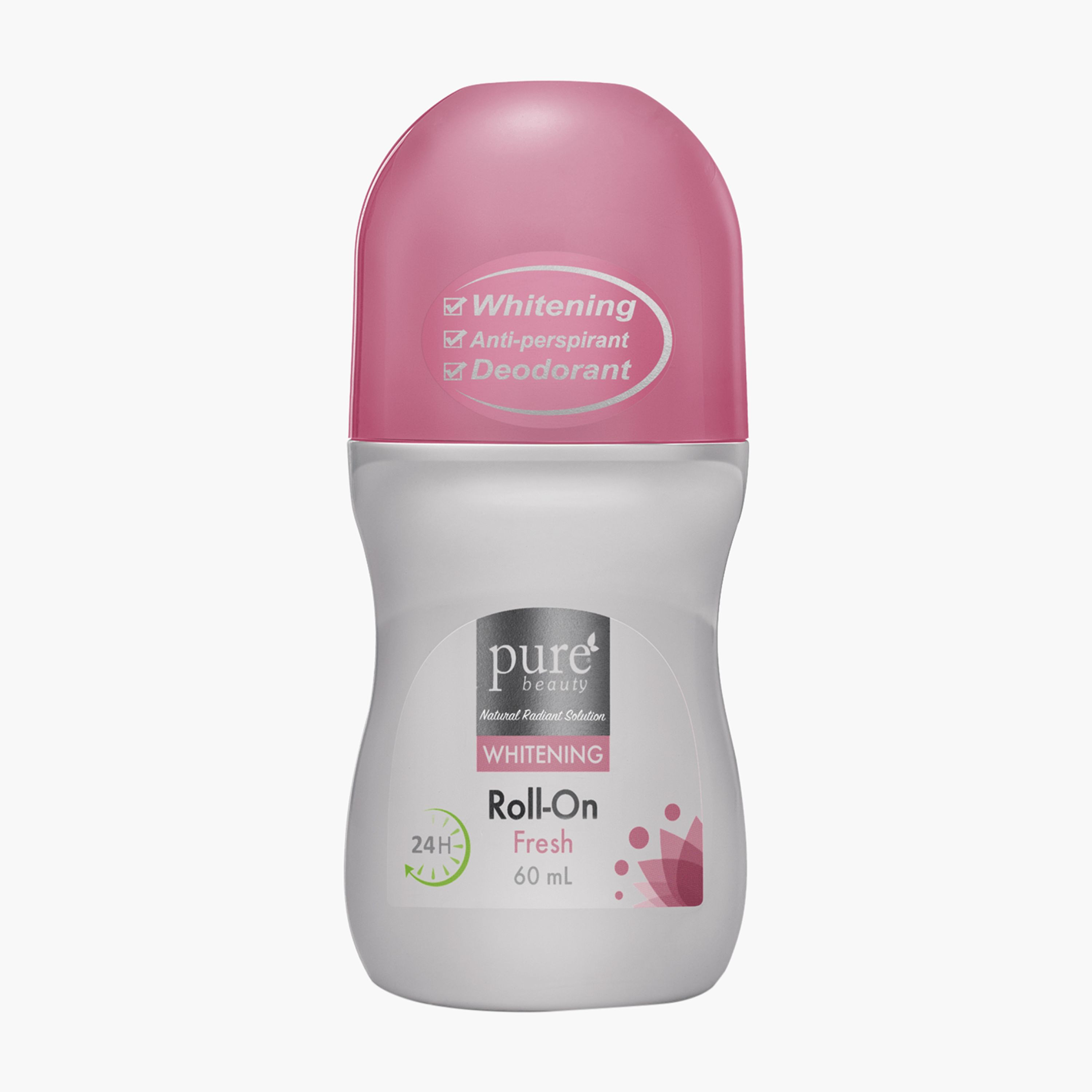 مزيل عرق دوار مفتح فريش وايتننج رول أون من بيور بيوتي- 60 مل-beautyandpersonalcare-fragrance-women-image-1